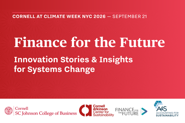 Finance for the Future: Innovation Stories & Insights for Systems Change