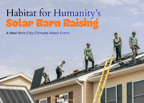 Habitat for Humanity’s Solar Barn Raising at Historic Mascot Flats