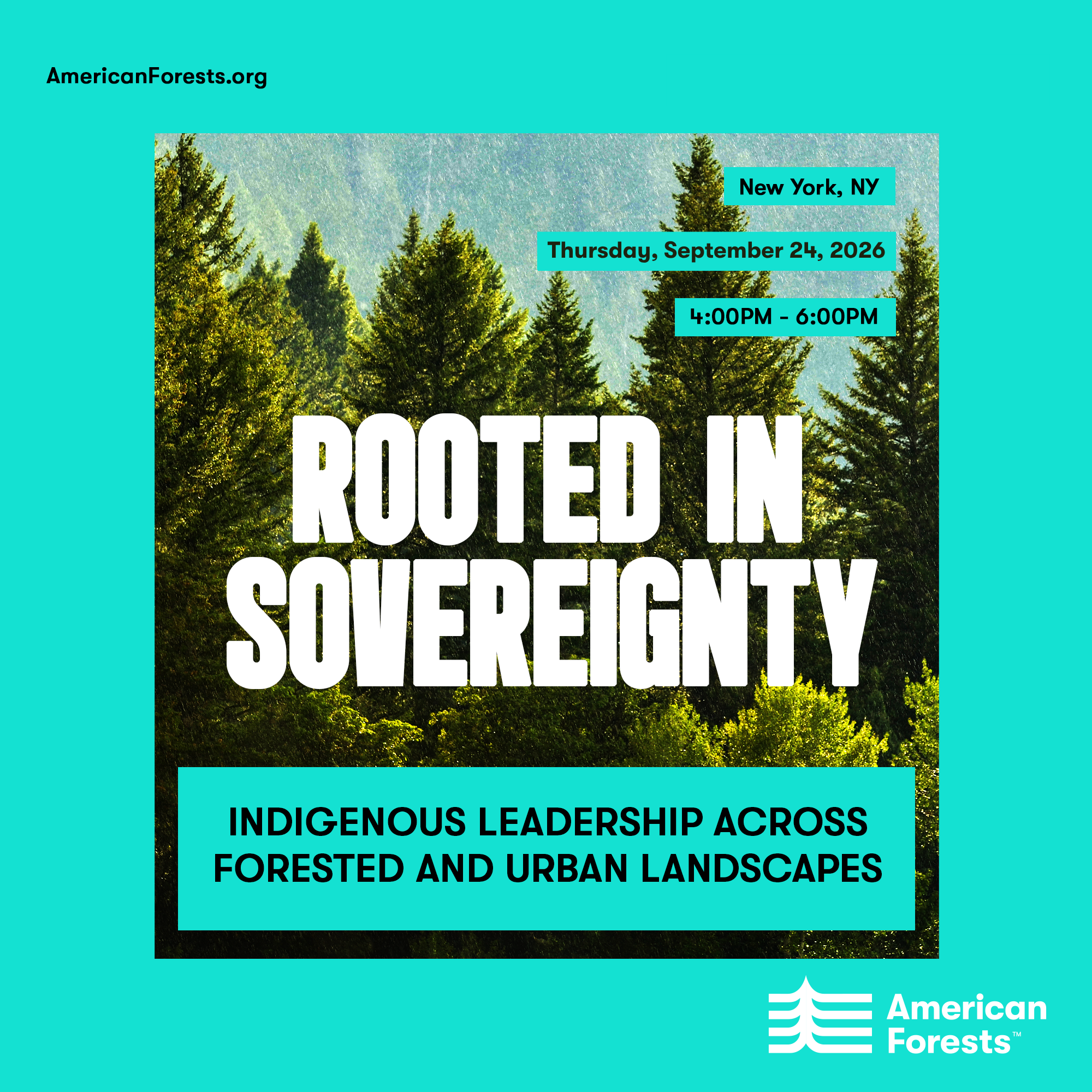 Rooted in Sovereignty: Indigenous Leadership Across Forested and Urban Landscapes