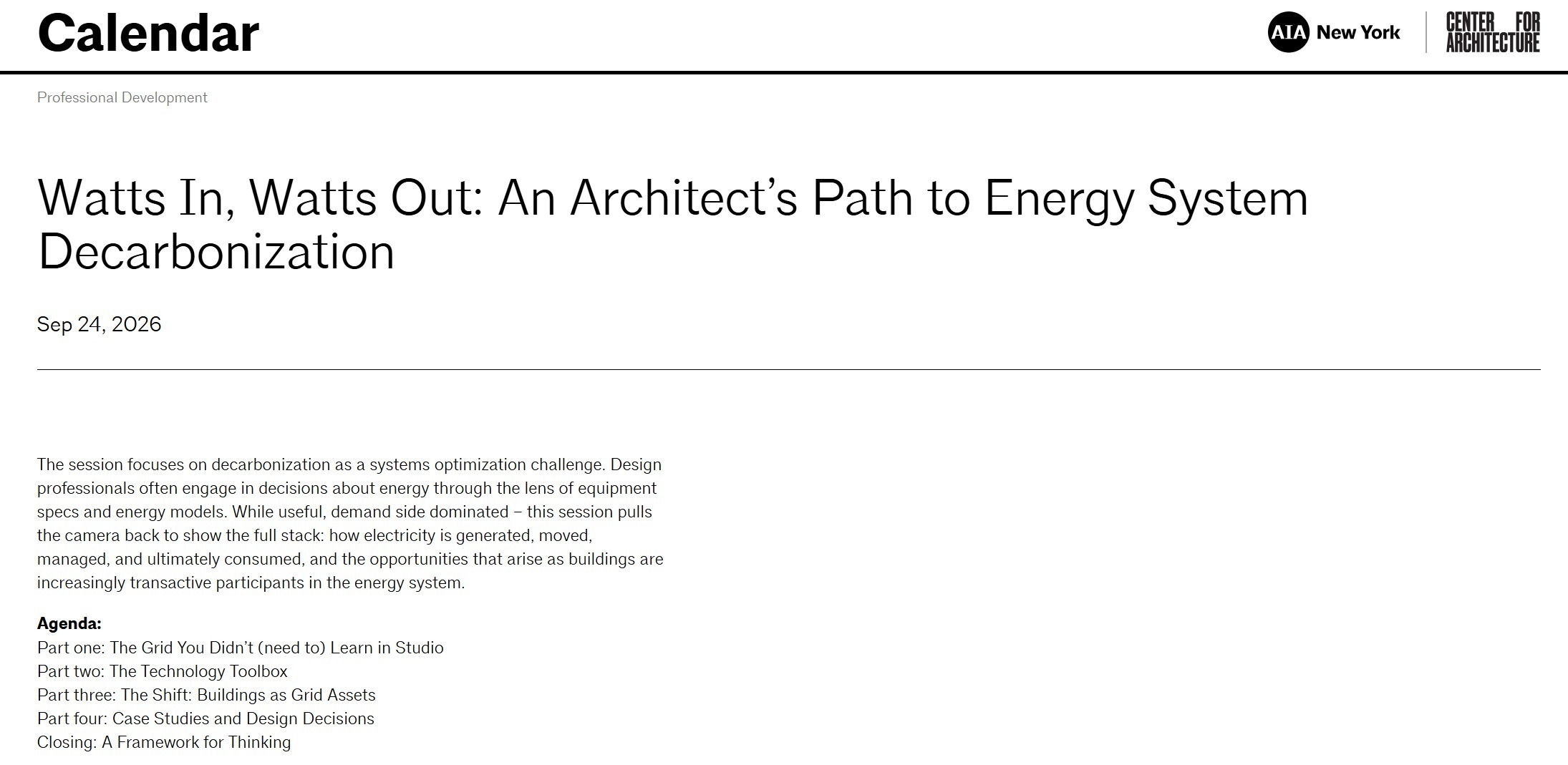 Watts in, Watts out: An architect’s path to energy system decarbonization