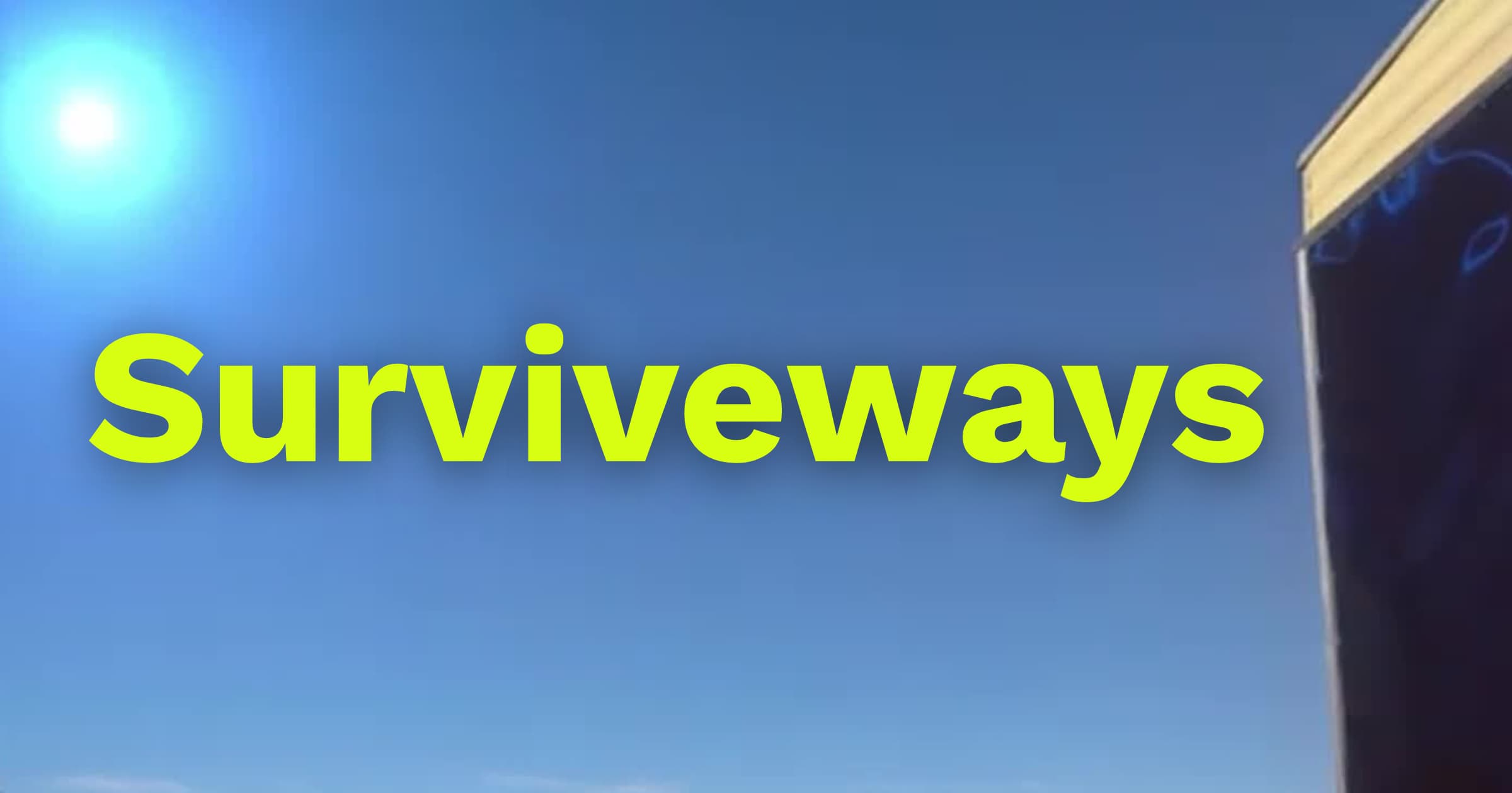 The fastest ways to decarbonize, lower costs, and build local resilience with Surviveways