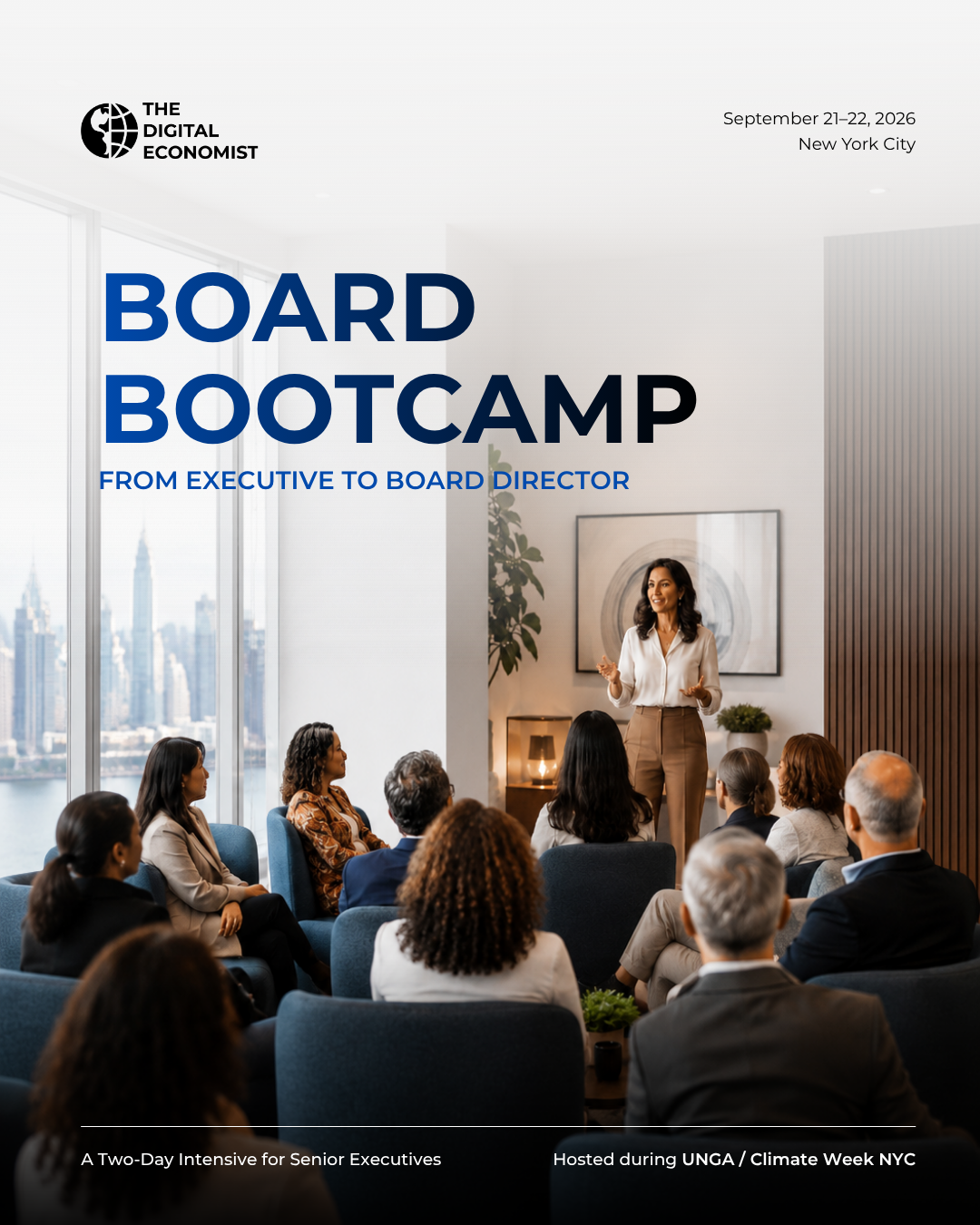 The Digital Economist Board Bootcamp: From Executive to Board Director
