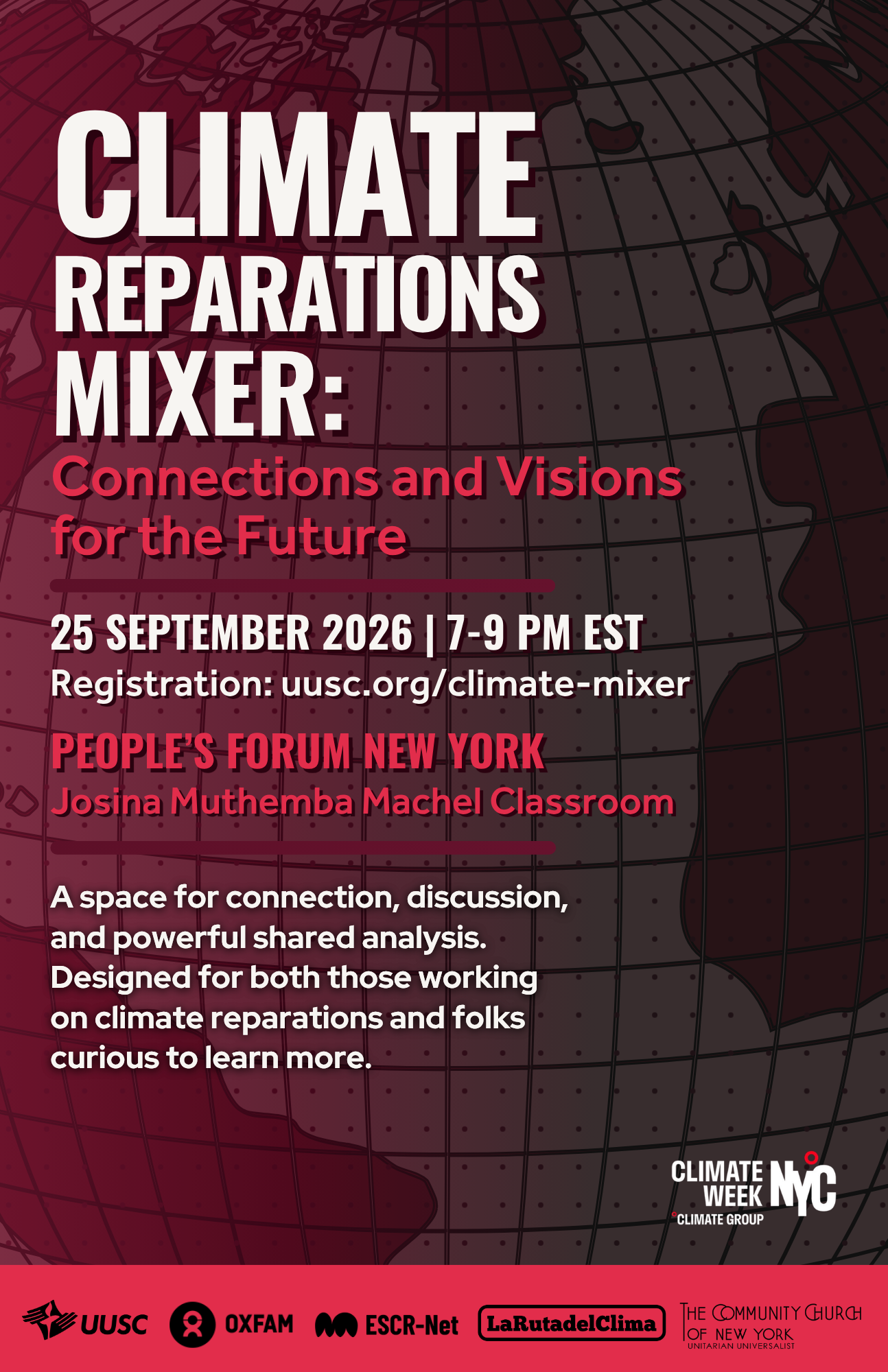 Climate Reparations Mixer - Connections and Visions for the Future