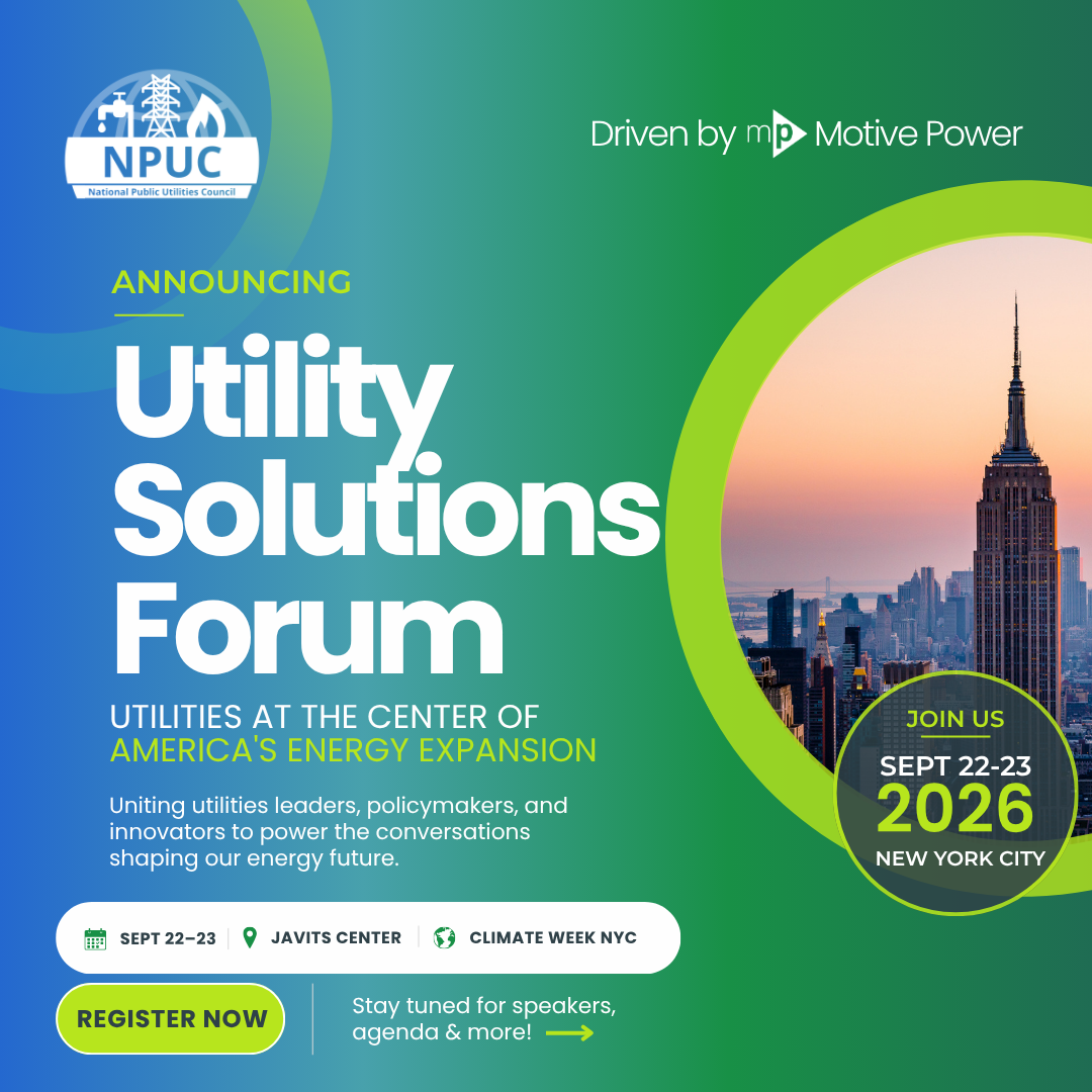 NPUC UTILITY SOLUTIONS Forum