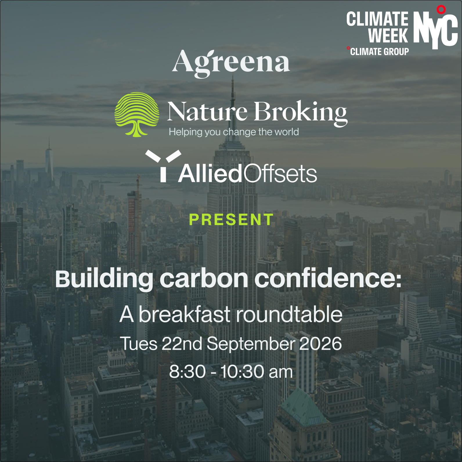 Building Carbon Confidence - a breakfast roundtable