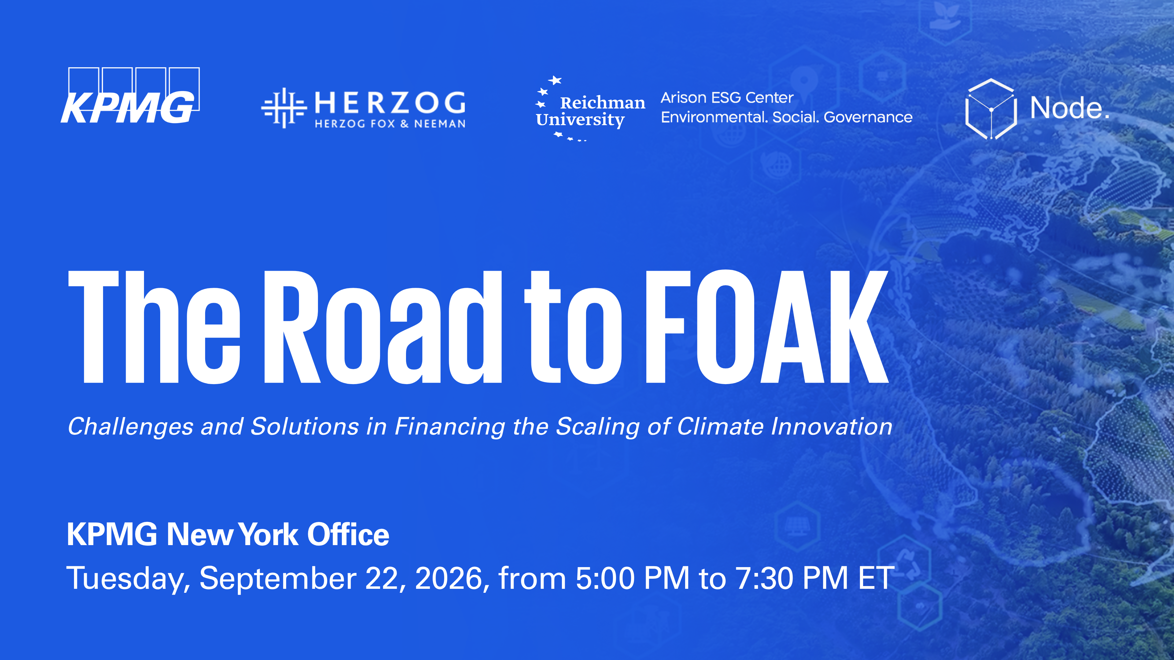 The Road to FOAK: Challenges and Solutions in Financing the Scaling of Climate Innovation