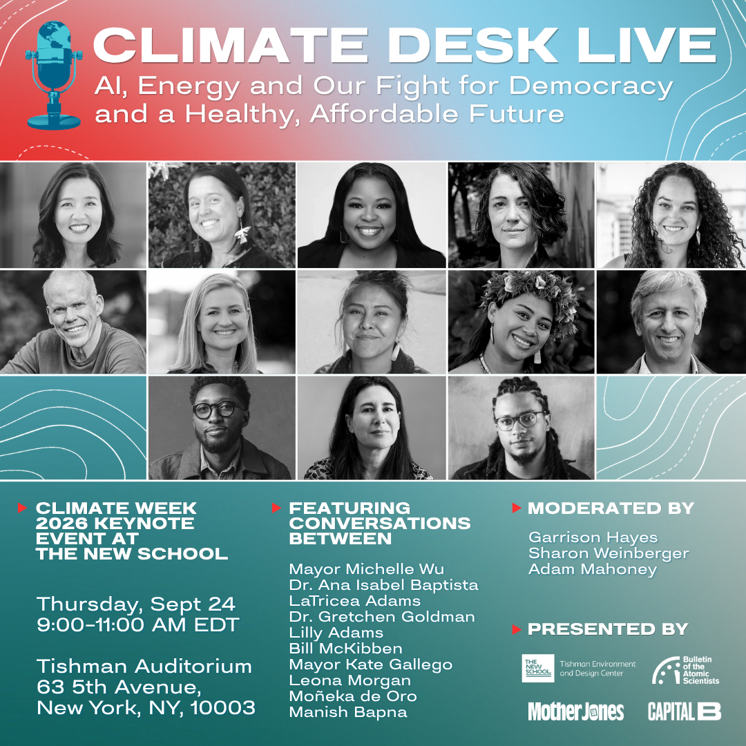 Climate Desk Live: AI, Energy, and Our Fight for Democracy and a Healthy, Affordable Future
