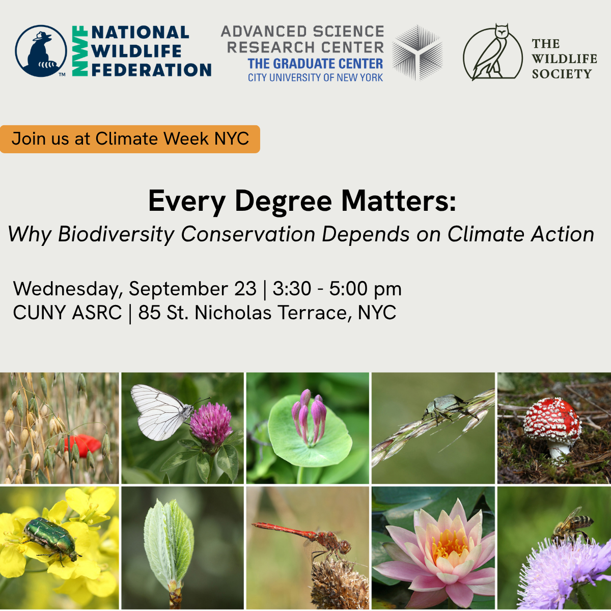 Every Degree Matters: Why biodiversity conservation depends on climate action