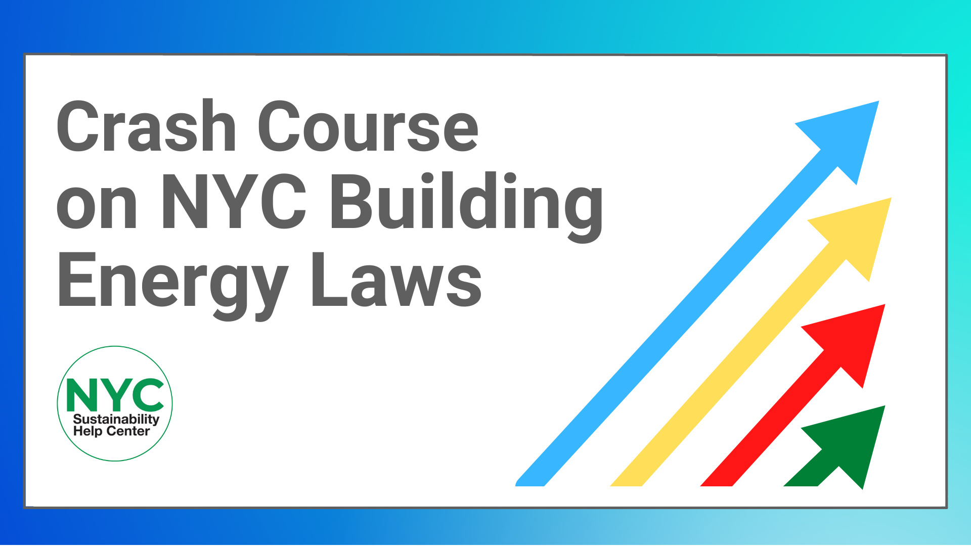 Crash Course on NYC Building Energy Laws