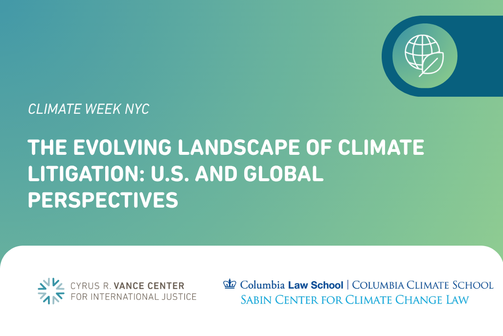 The Evolving Landscape of Climate Litigation: U.S. and Global Perspectives
