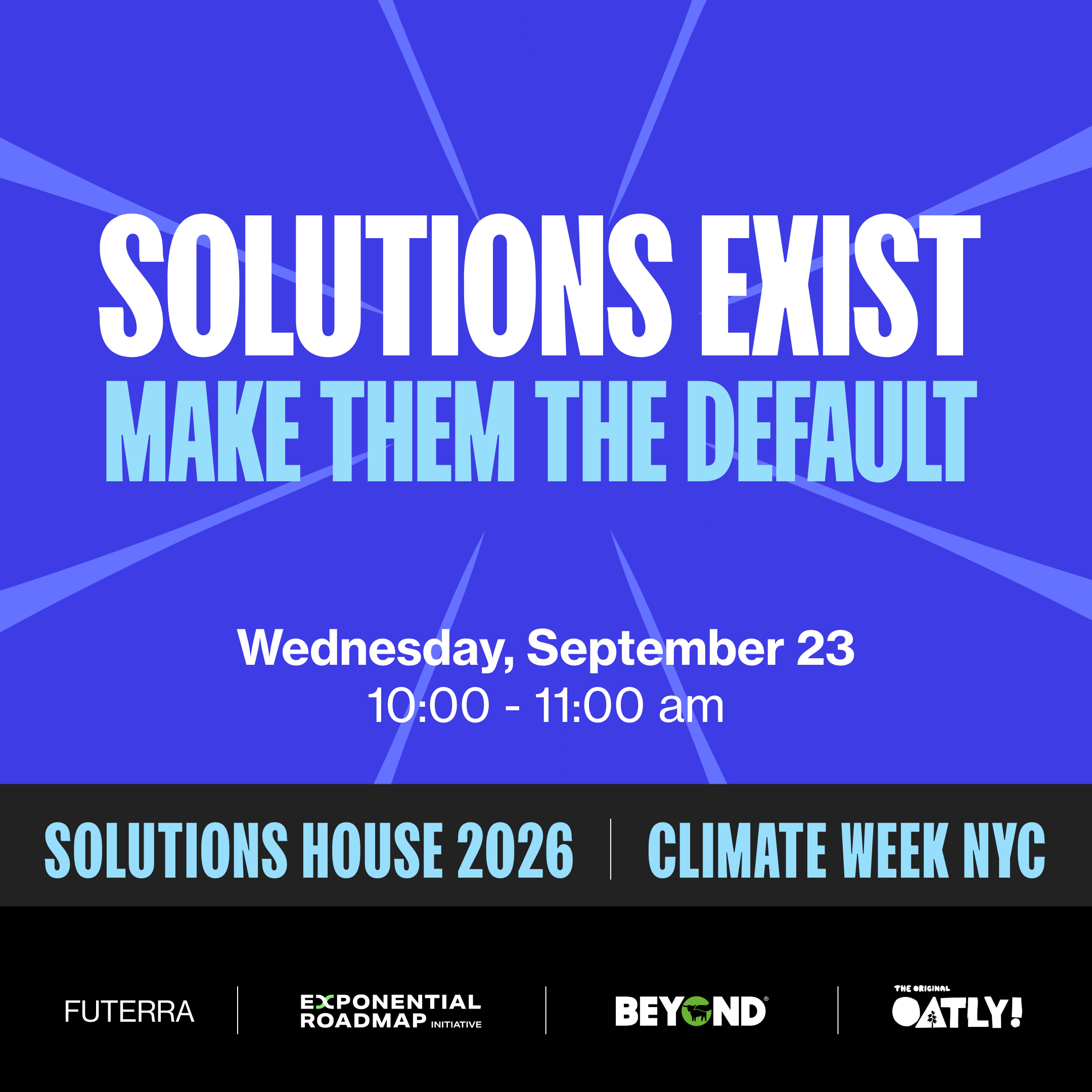 Solutions Exist: Make Them the Default