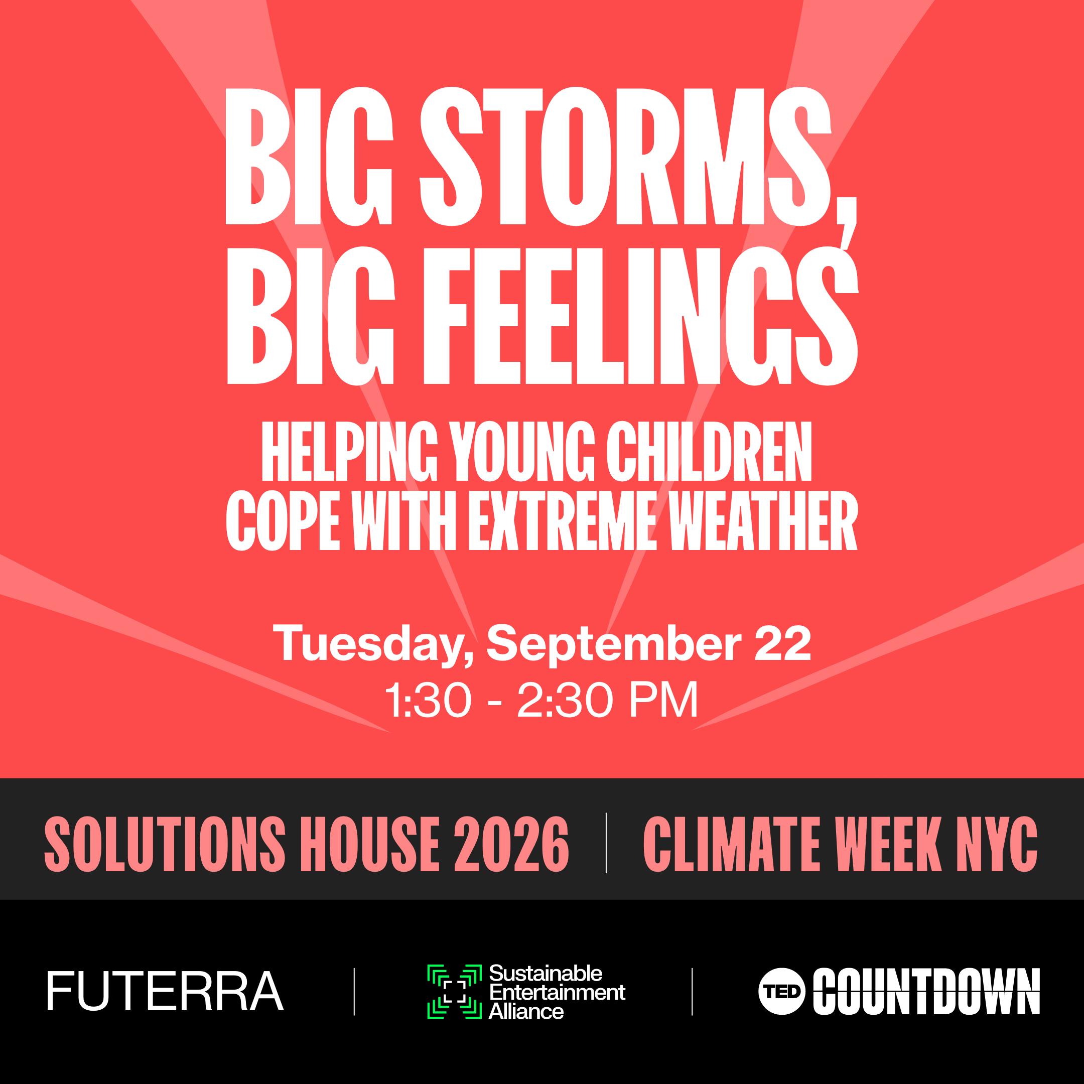 Big Storms, Big Feelings - Helping young children cope with extreme weather