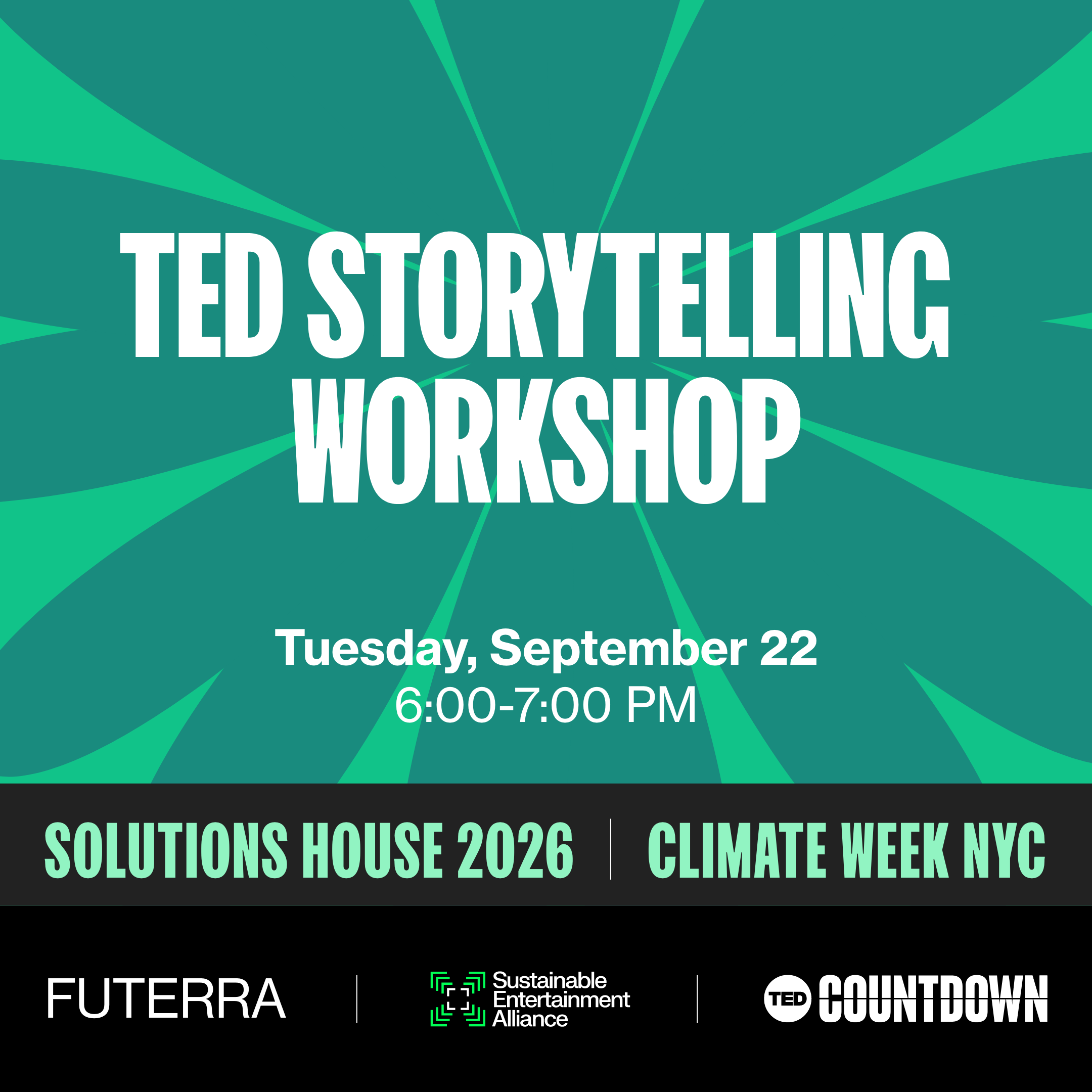 TED Storytelling Workshop