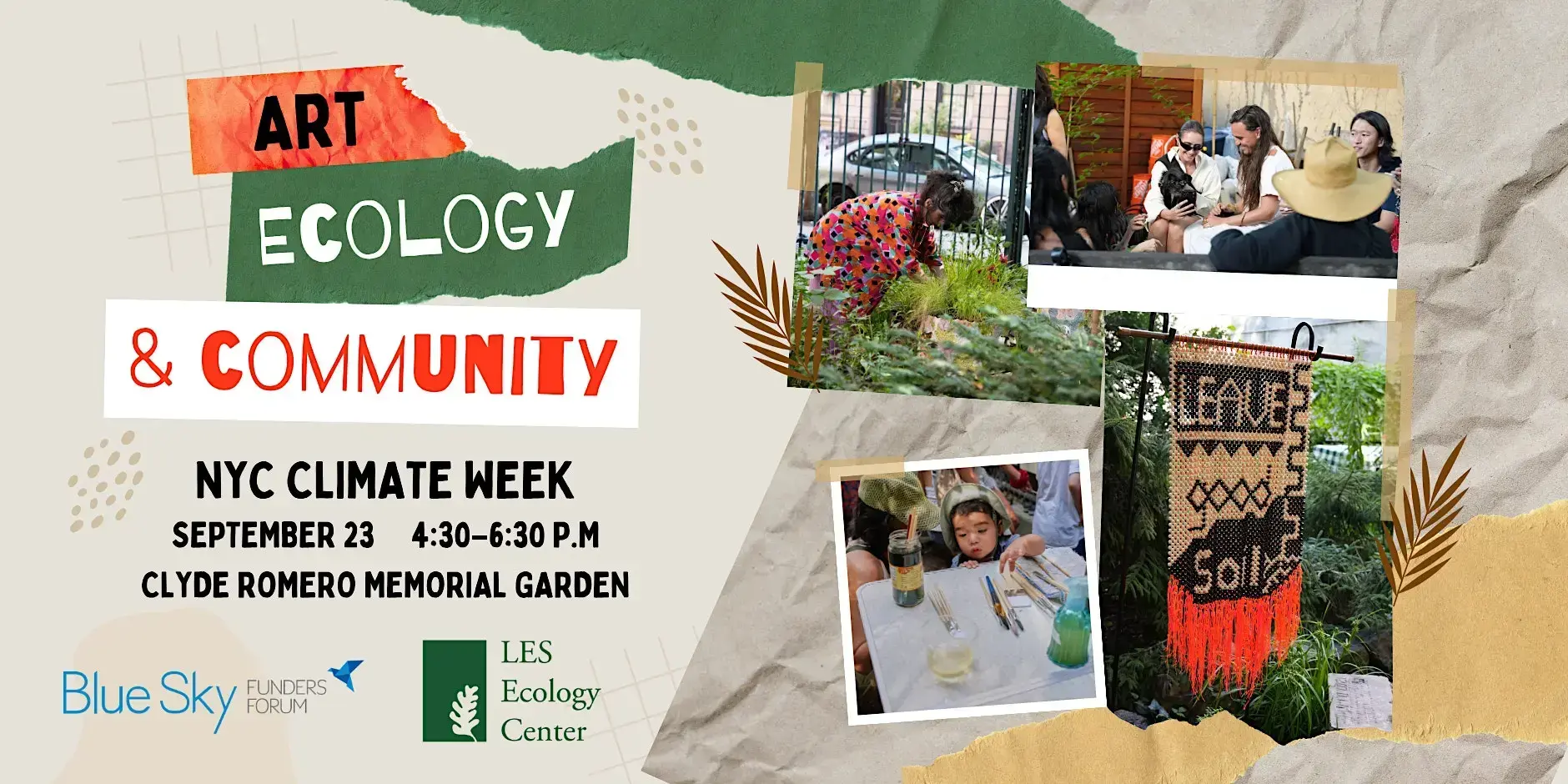 Climate Week Happy Hour: Art, Ecology, & Community