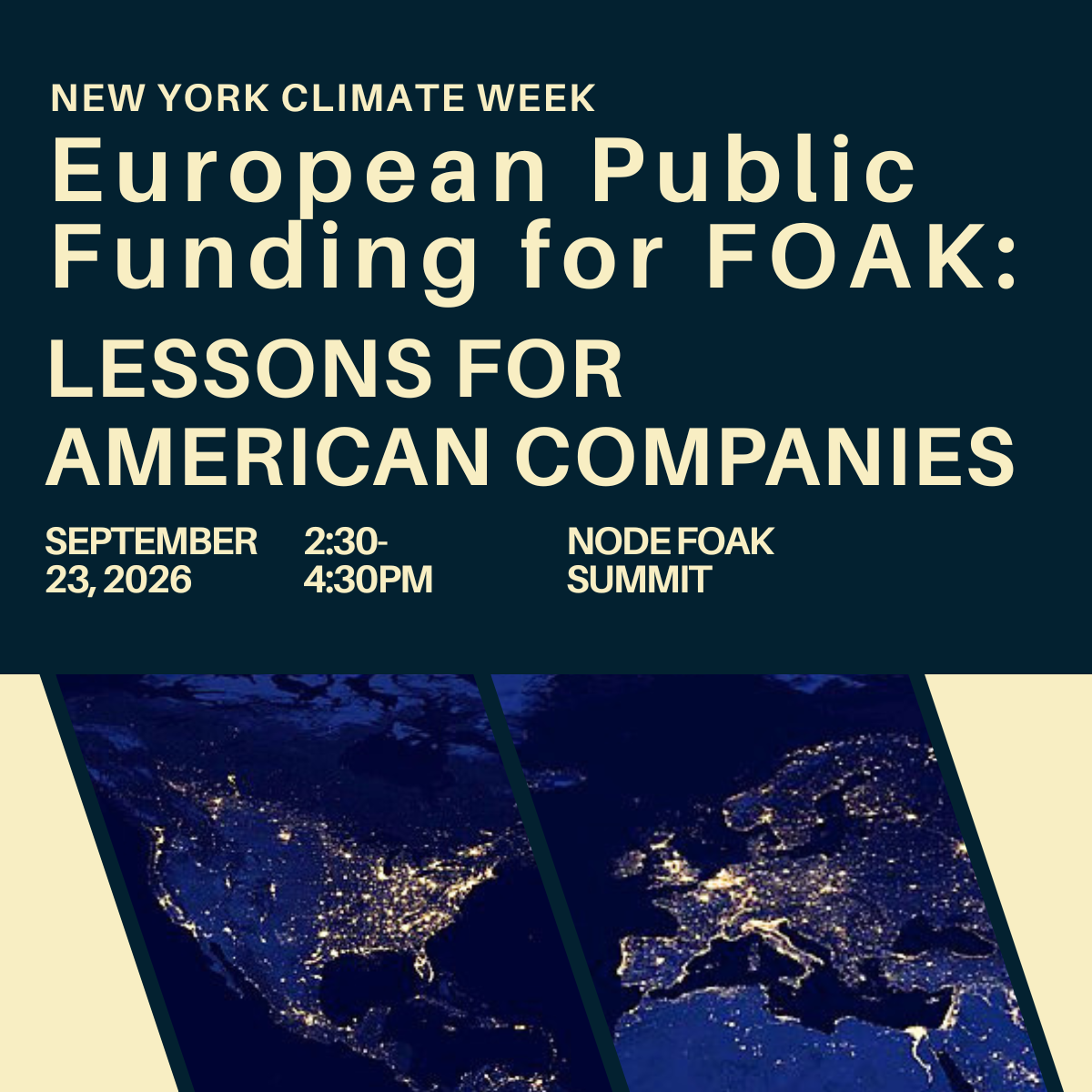 European Public Funding for FOAK: Lessons for American Companies