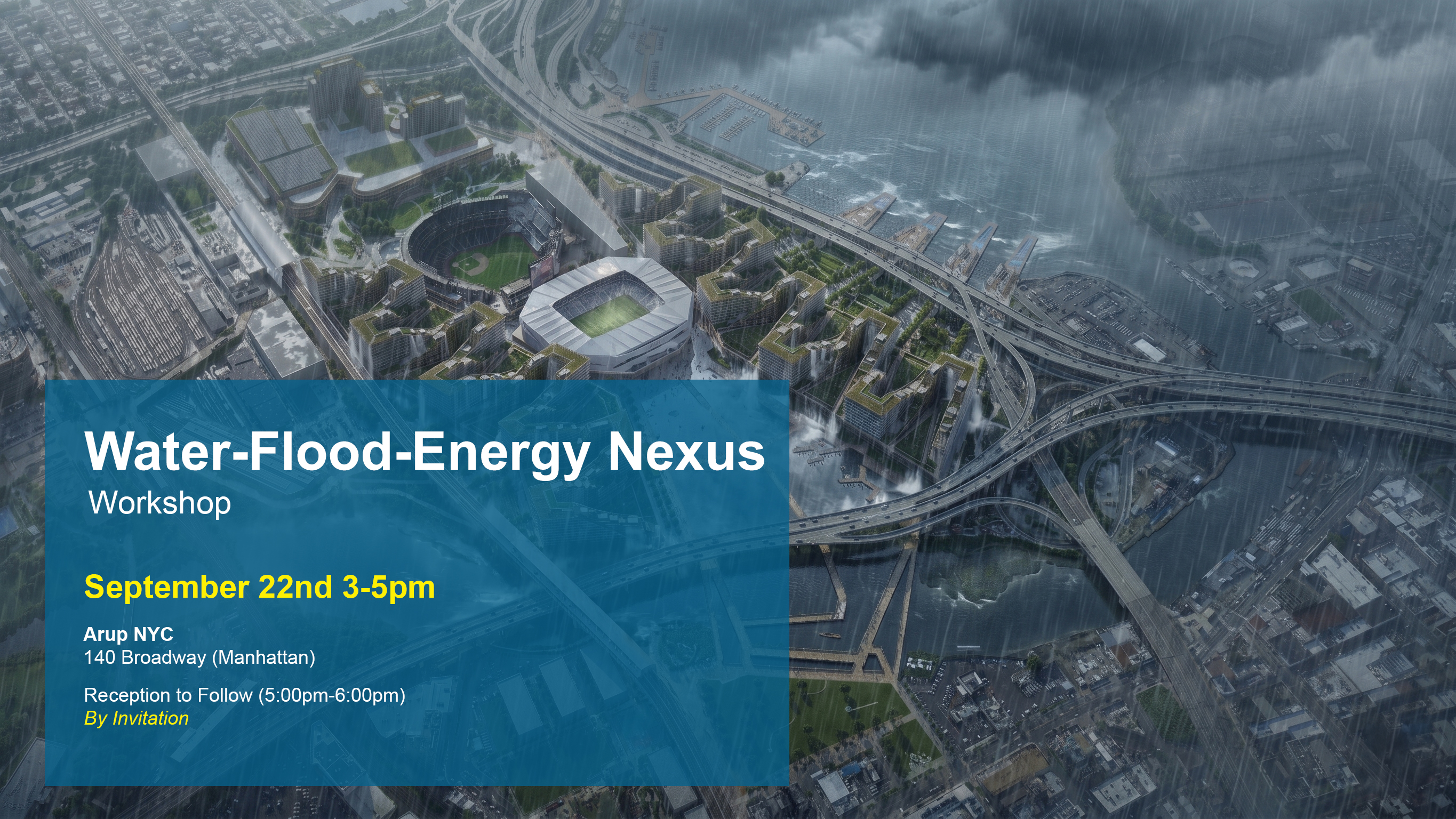 The Water–Flooding–Energy Nexus in New York;Inaugural Workshop of the NYC Water Environment Technology (W.E.T.) Lab