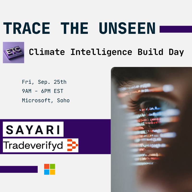 TRACE THE UNSEEN: Climate Intelligence Build Day