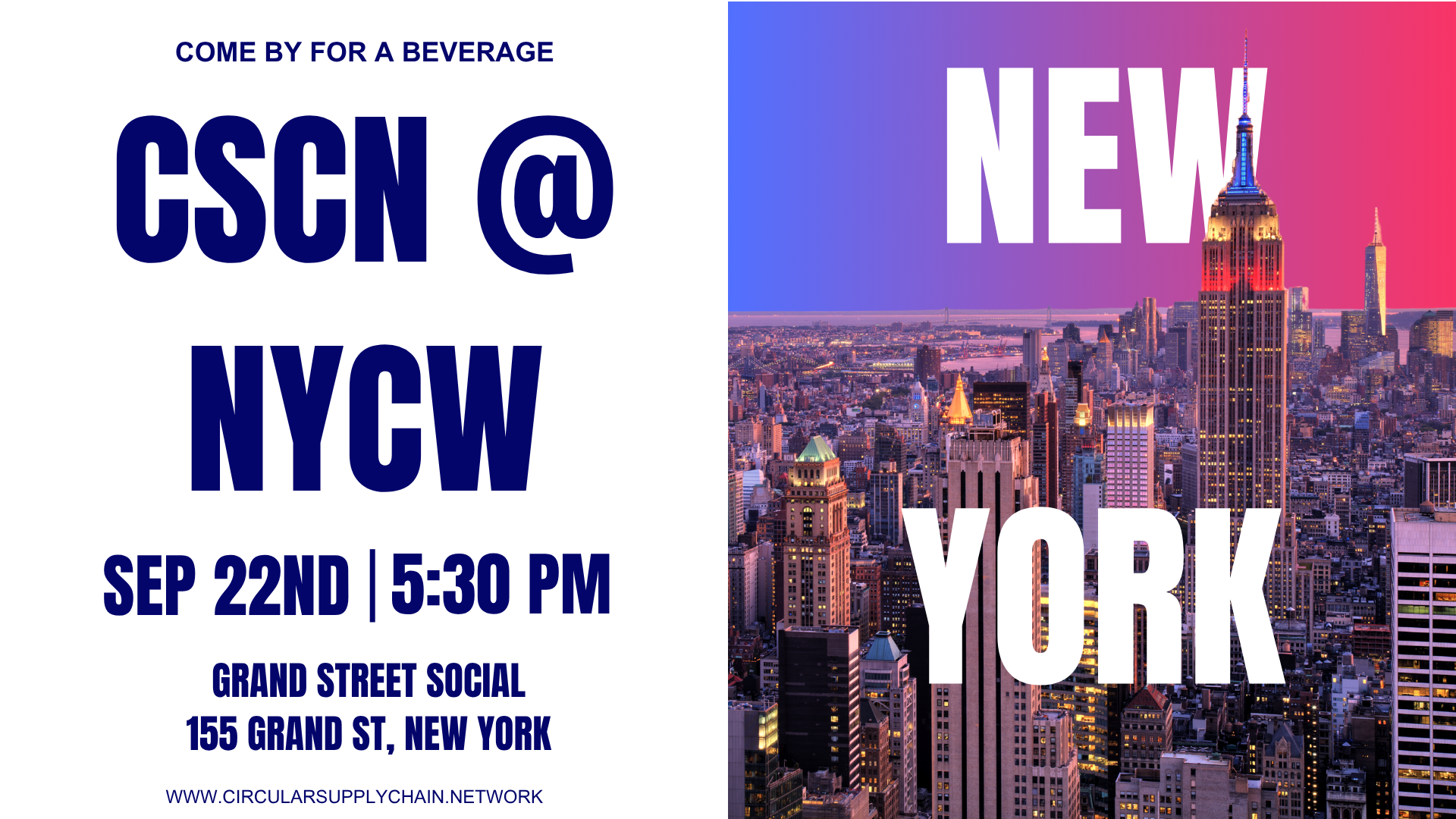 Circular Supply Chain Happy Hour