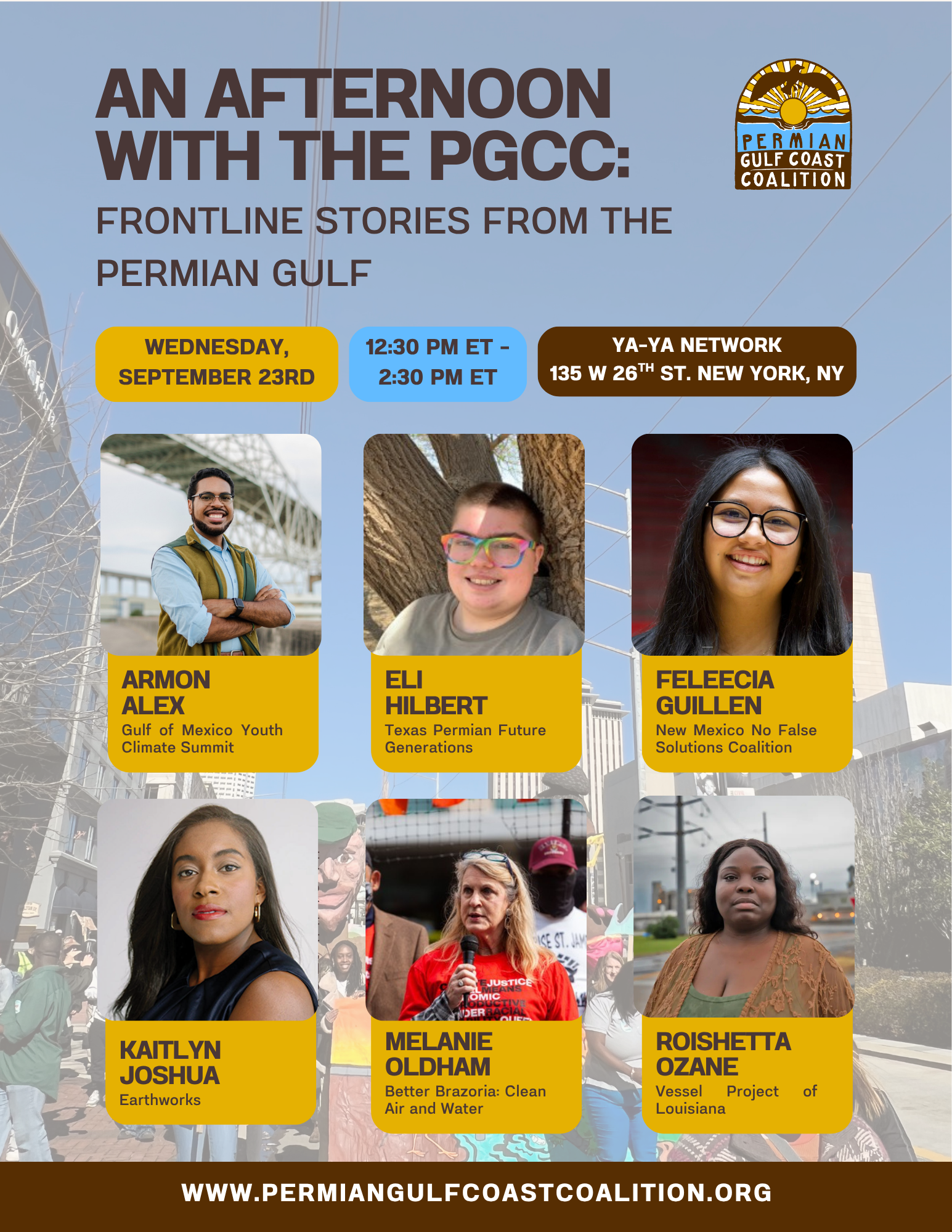 An Afternoon with the PGCC: Frontline Stories from the Permian Gulf