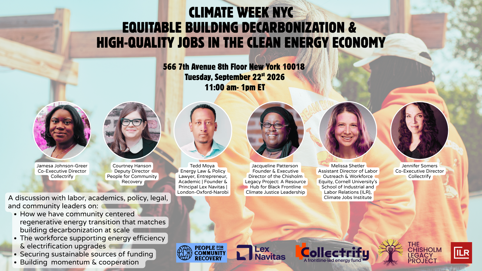 Equitable Building Decarbonization & High-Quality Jobs in the Clean Energy Economy