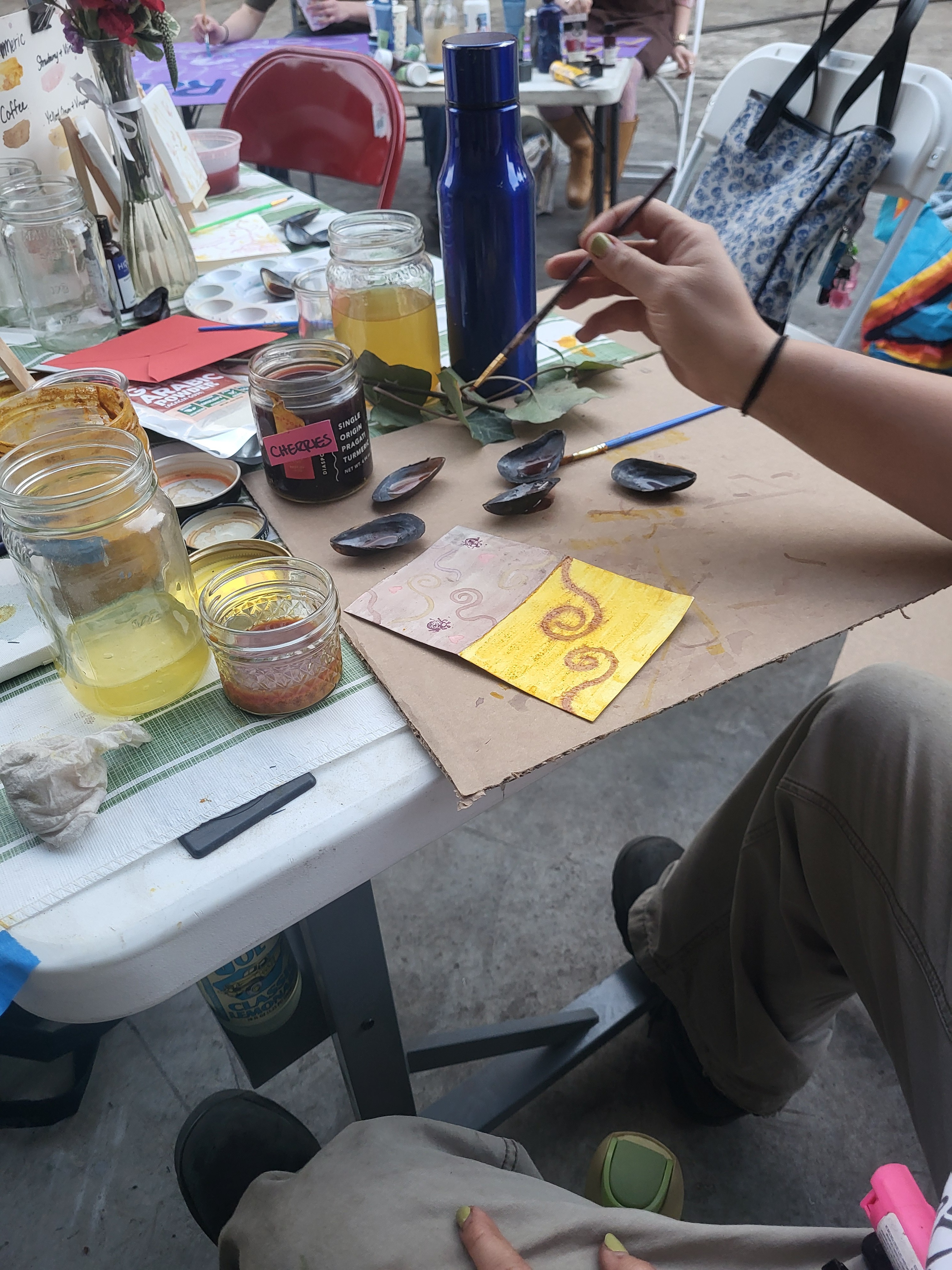 Art & Compost: Painting with Food Scraps at Clinton Community Garden