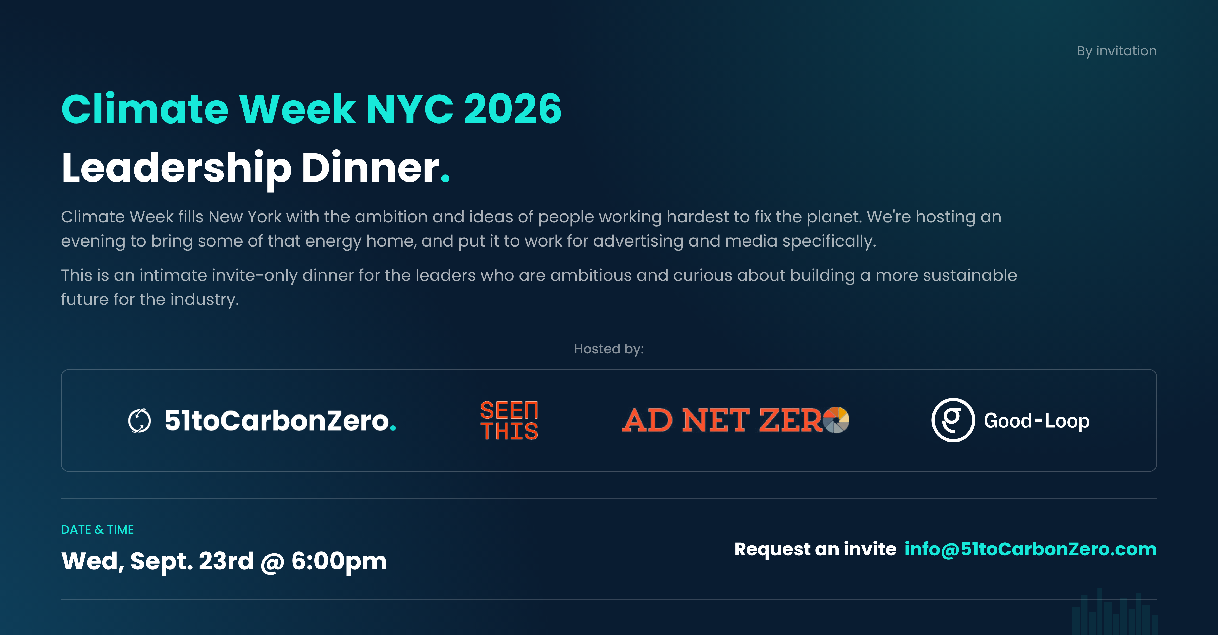 Brand and Advertiser Leadership Dinner (Invite Only)