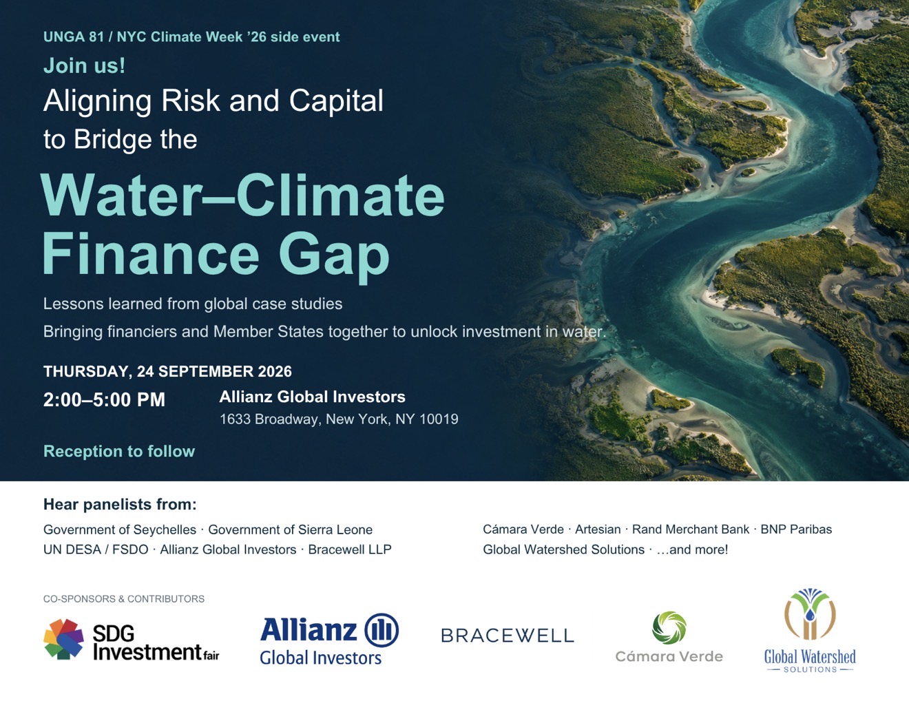Aligning Risk and Capital to Bridge the Water-Climate Finance Gap / Lessons from Global Case Studies