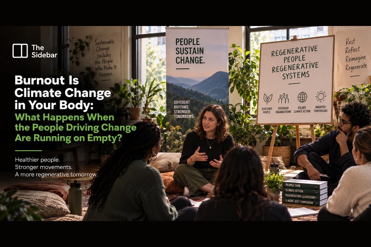 Burnout is Climate Change in Your Body: Can we create a regenerative future with extractive ways of working?