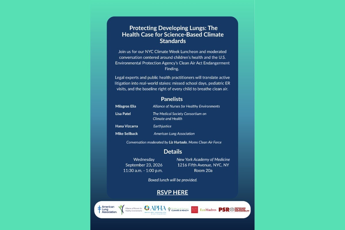 Protecting Developing Lungs: The Health Case for Science-Based Climate Standards
