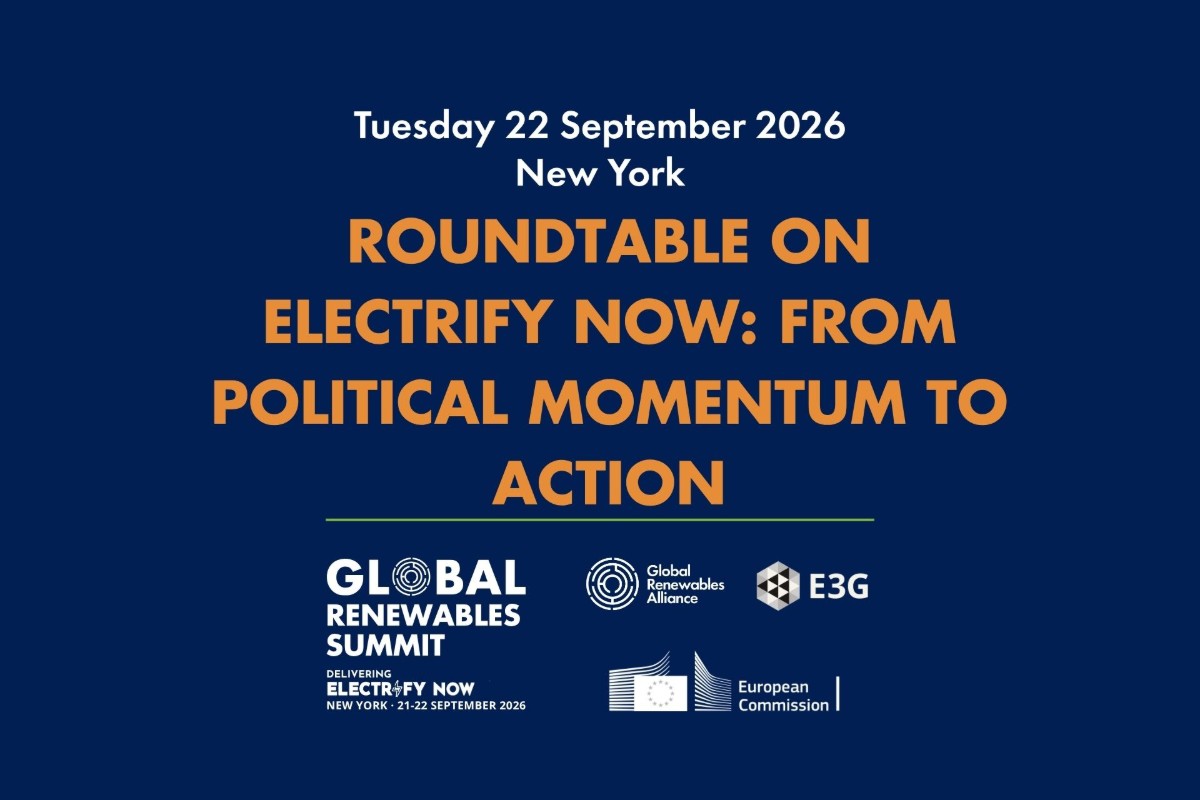 Roundtable Electrify Now: From Political Momentum to Action