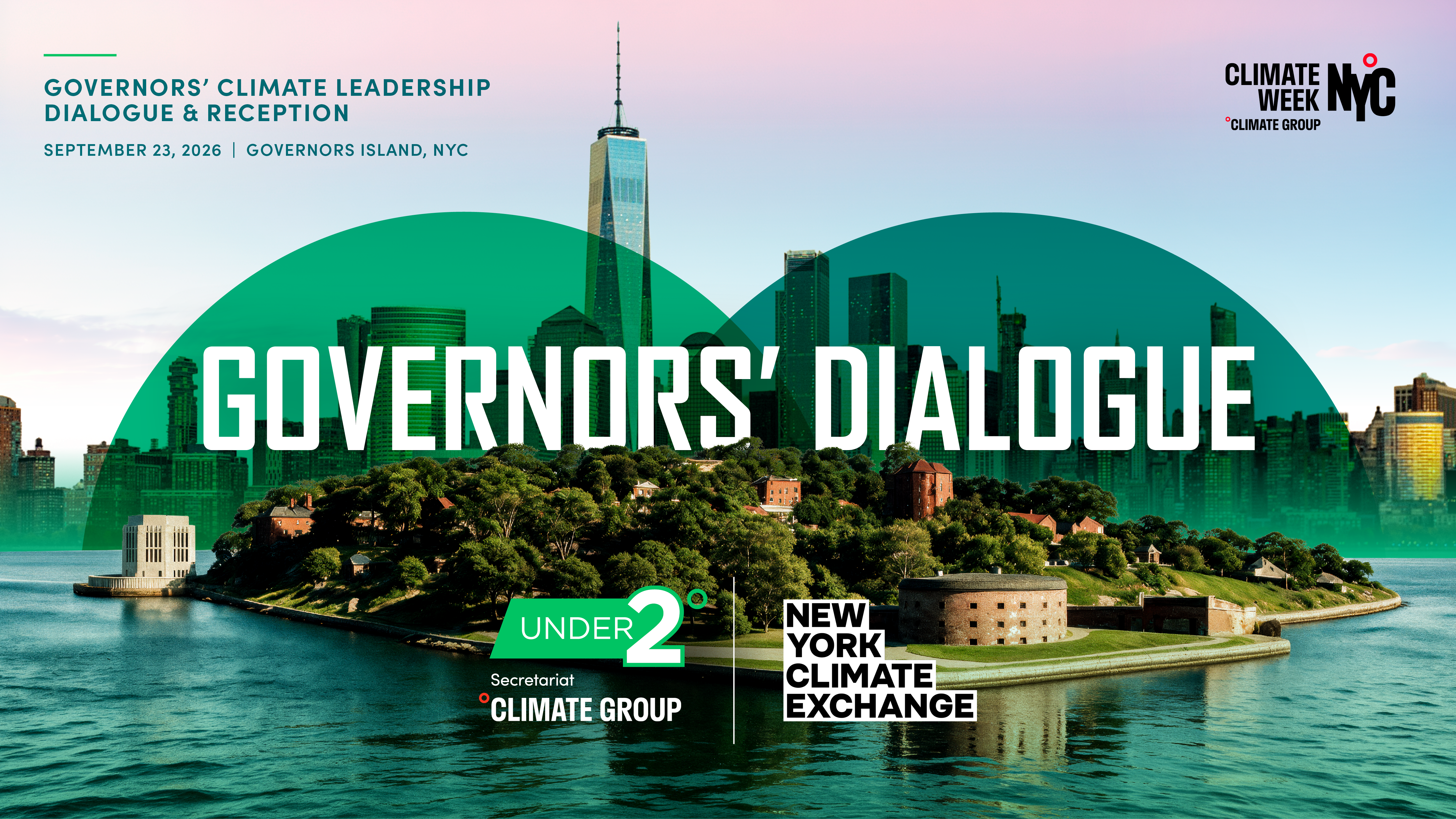 Governors' Climate Dialogue & Reception on Governor's Island