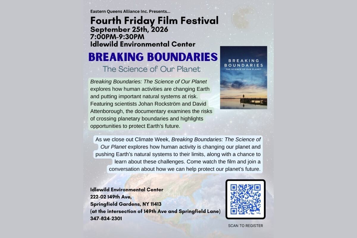 Fourth Friday Film Festival at Idlewild: Breaking Boundaries The Science of Our Planet