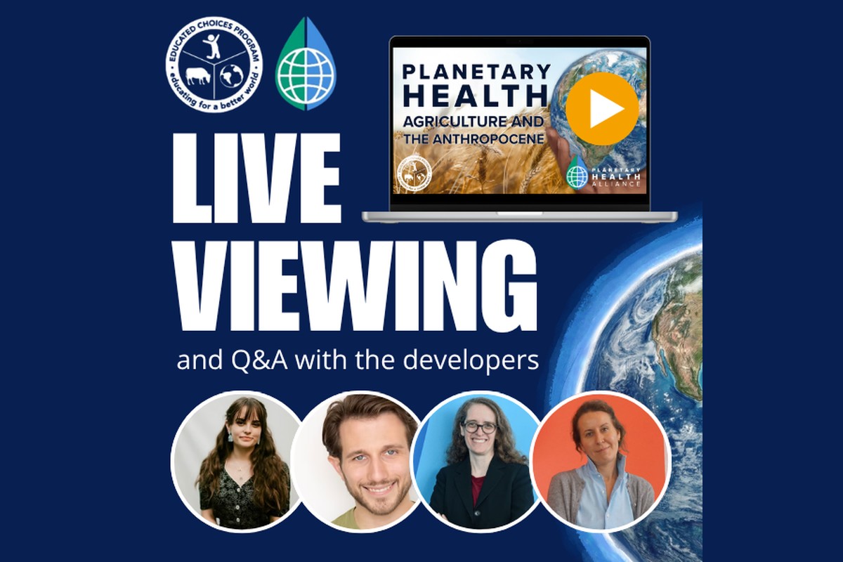 Planetary Health and the Anthropocene: A Live Screening & Q&A for Classrooms