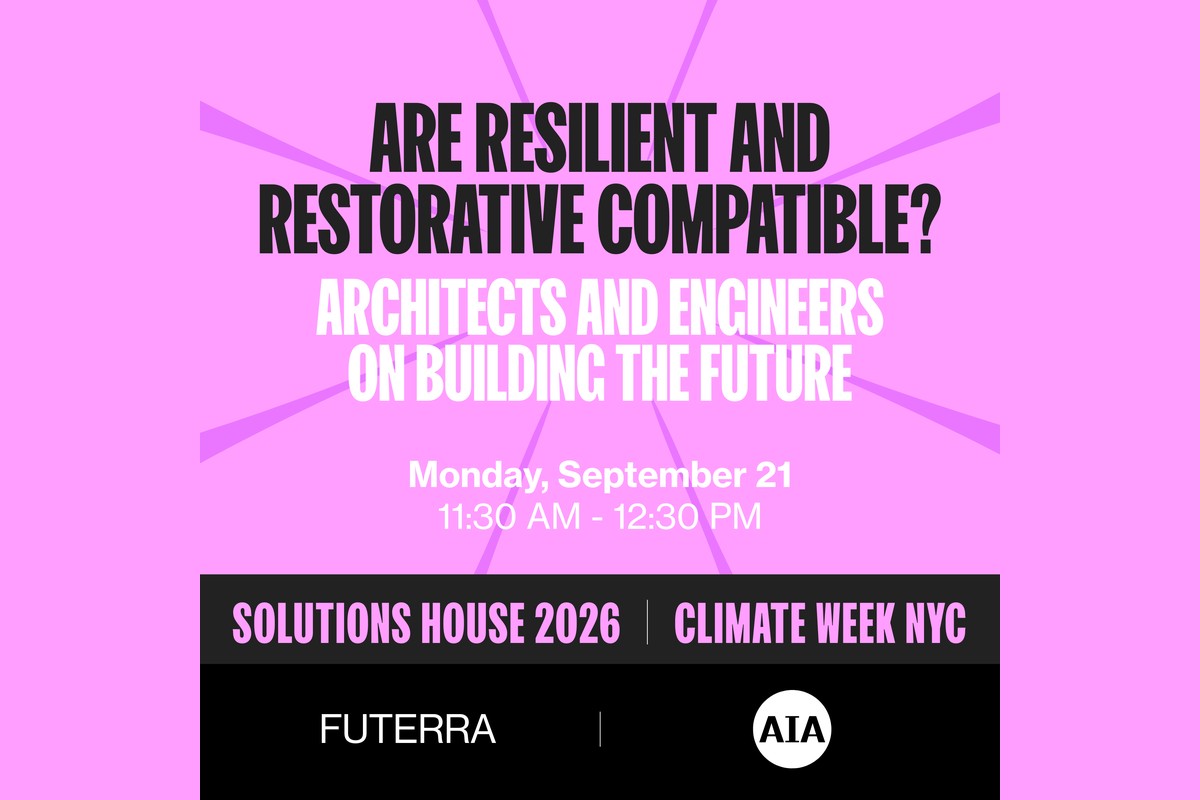 Resilient and Regenerative Design – Architects and policymakers on building the future