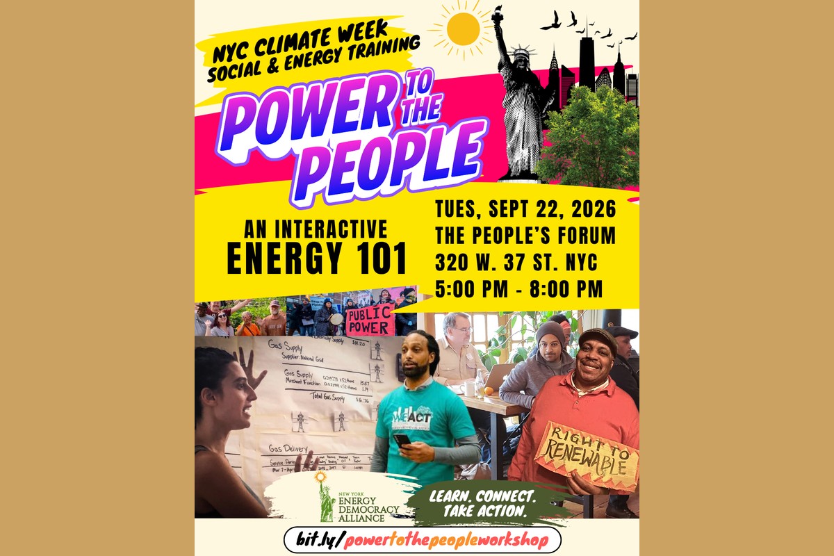 Power to the People: Understanding Energy. Building Community Power