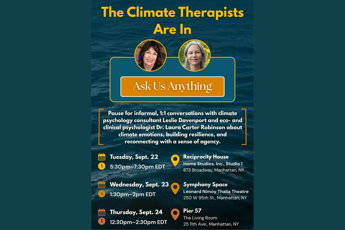 Ask Us Anything: The Climate Therapists Are In