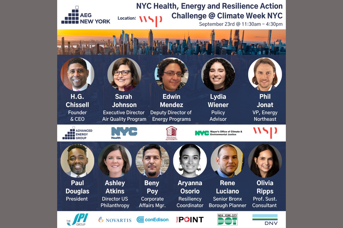 AEG NYC Health, Energy & Prosperity Action Challenge @ Climate Week NYC