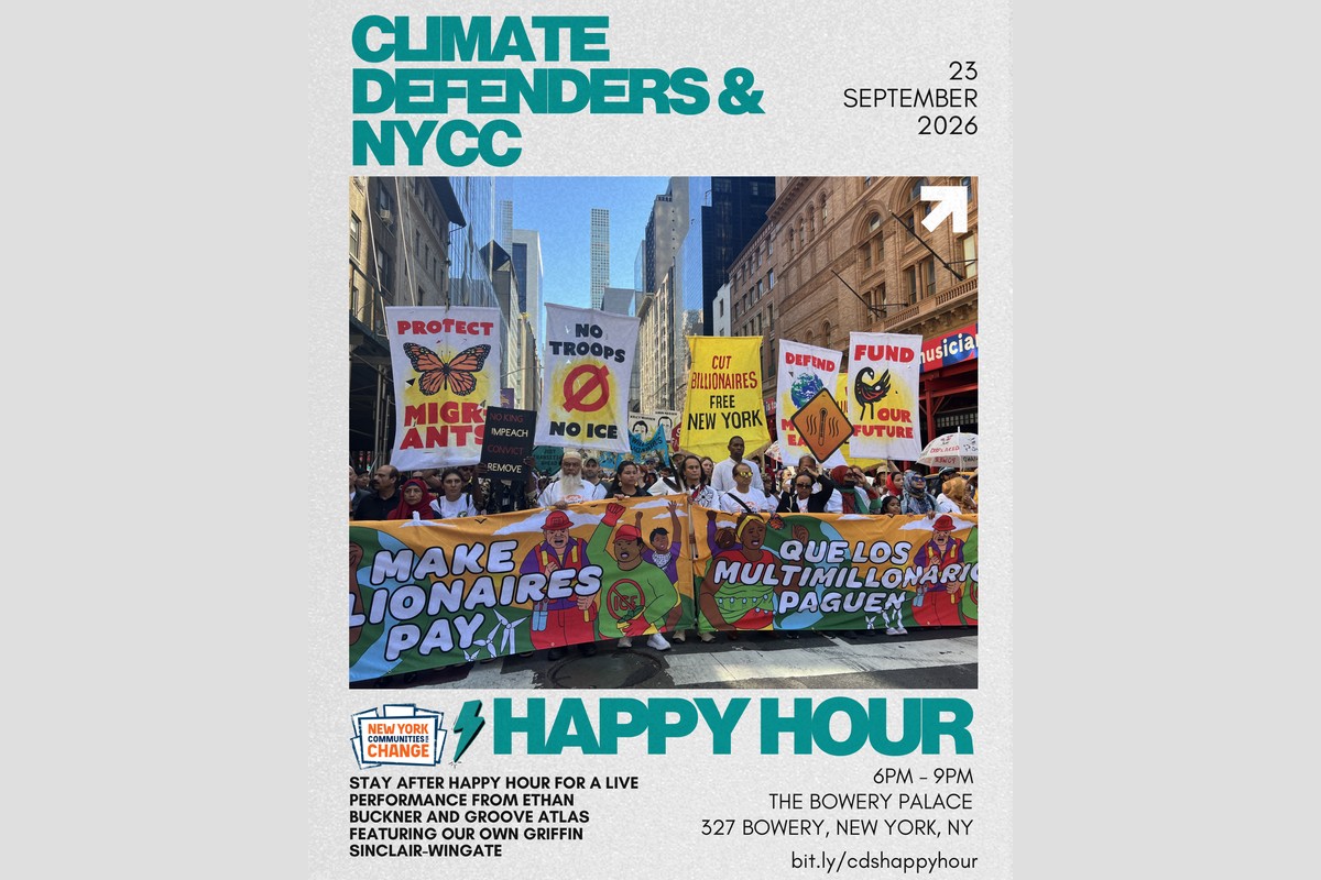 Climate Defenders Happy Hour