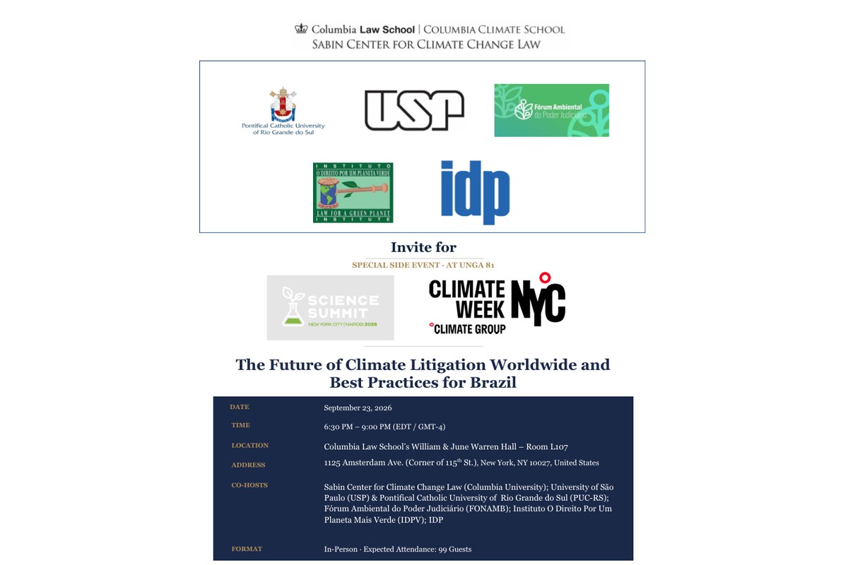 The Future of Climate Litigation Worldwide and Best Practices for Brazil