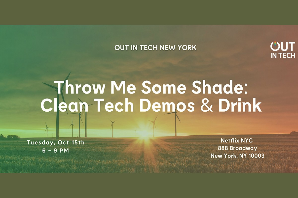 Throw me some Shade - Demos and Drinks with Clean Tech startups