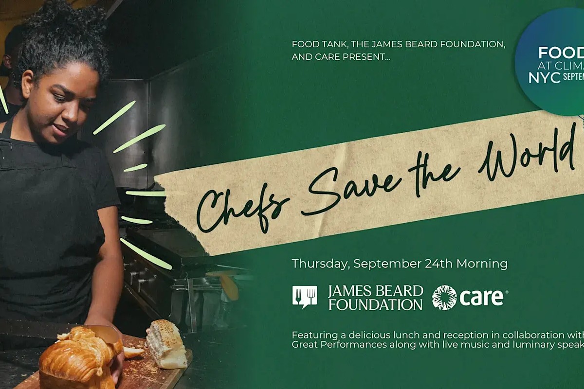 Food Tank at Climate Week NYC: Chefs Save the World