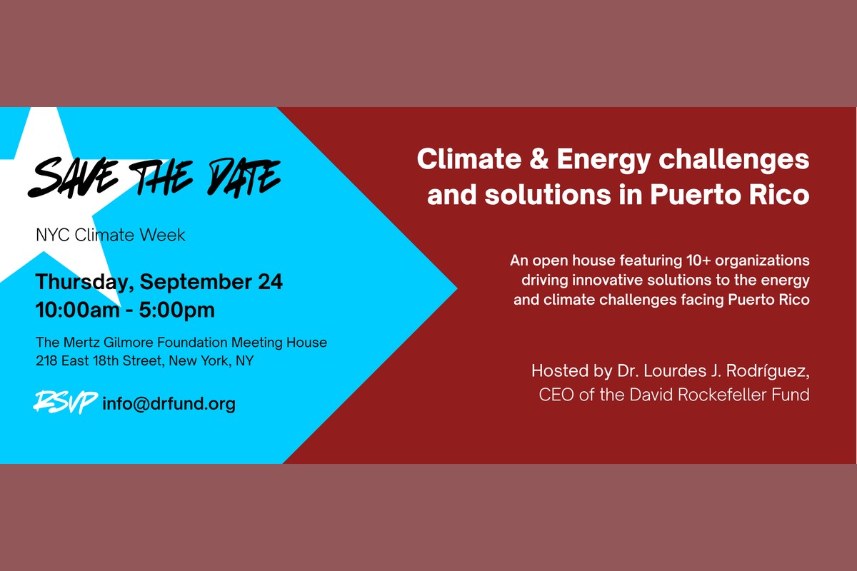 REGISTRATION CLOSED - VENUE AT CAPACITY: Climate & Energy Challenges and Solutions in Puerto Rico