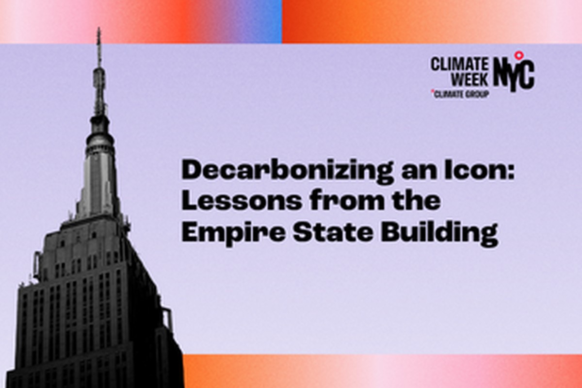 Decarbonizing an Icon: Lessons from the Empire State Building