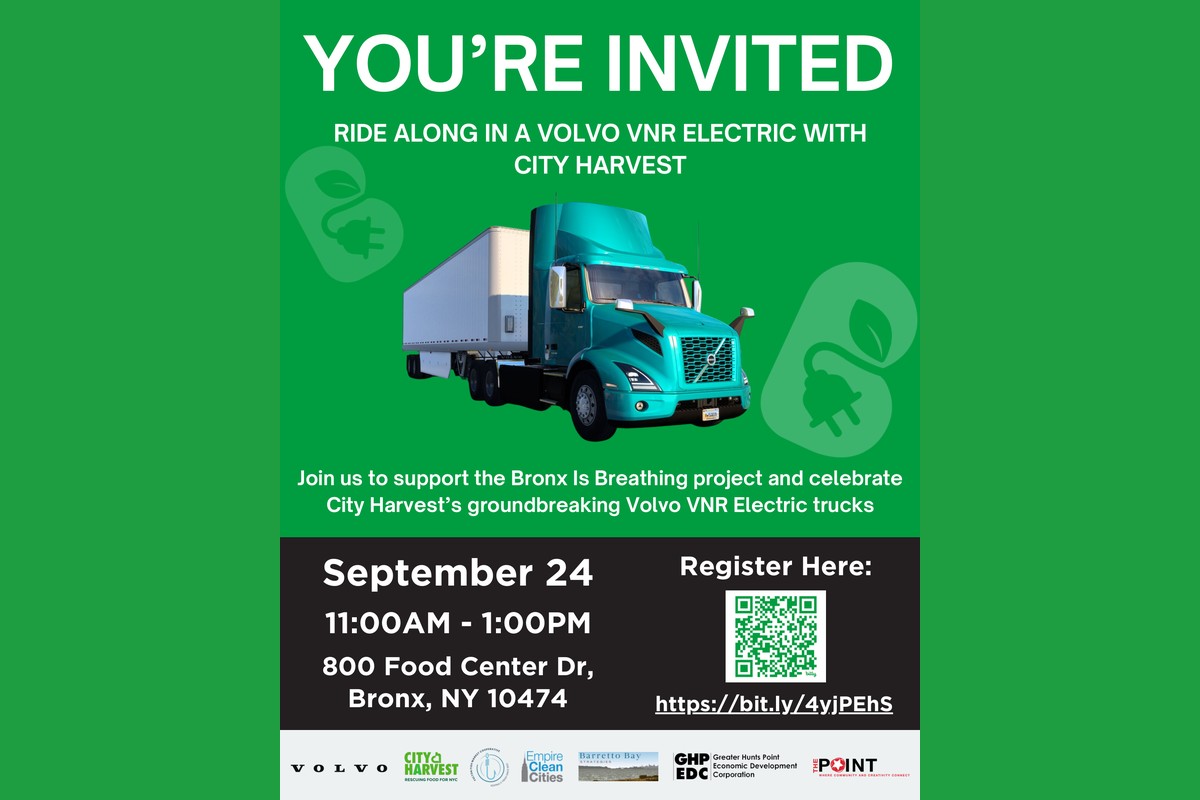City Harvest Zero-Emission Ride Along