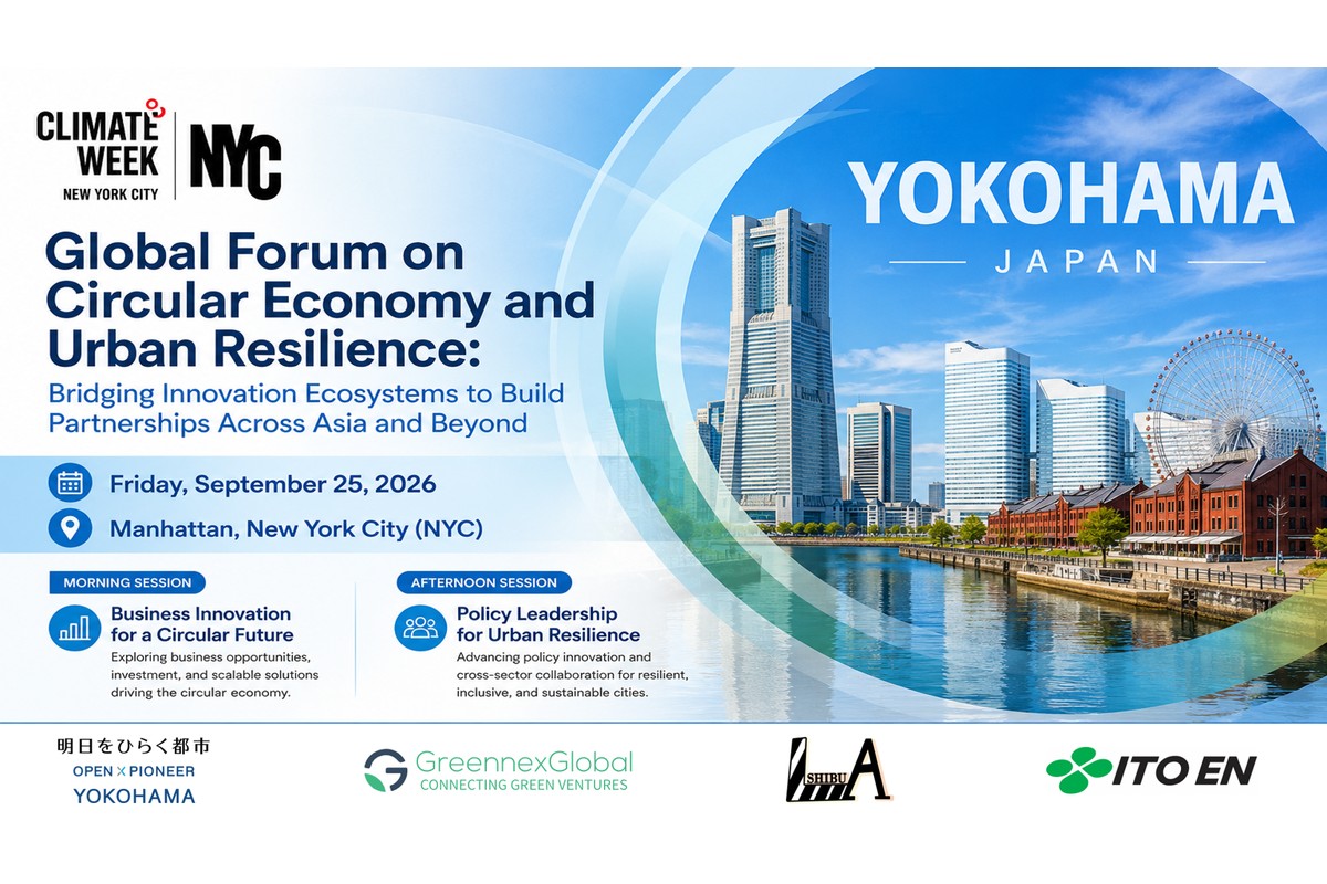 Global Forum on Circular Economy and Urban Resilience (Initiated by City of Yokohama, Japan)