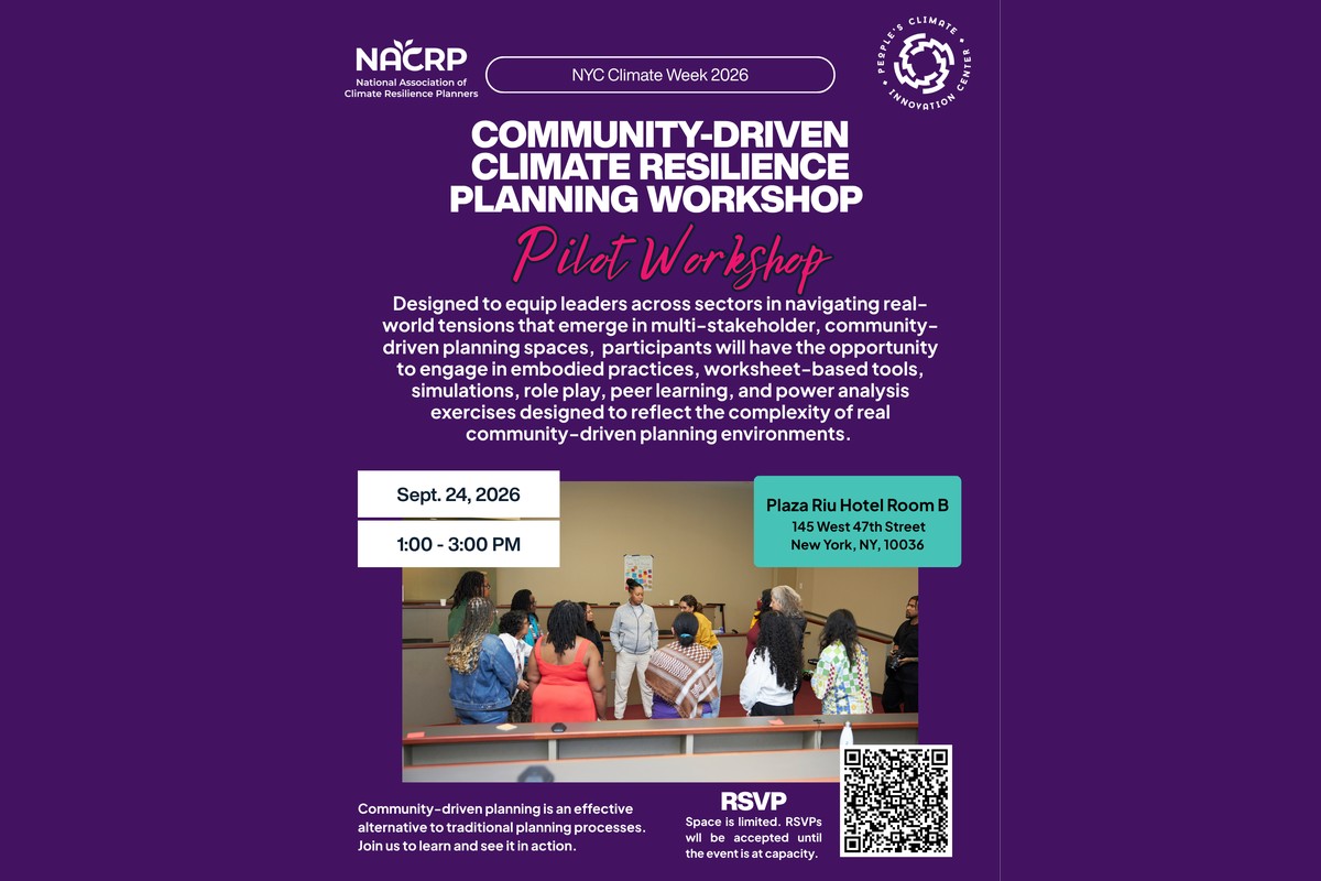 Community-Driven Climate Resilience Planning Workshop