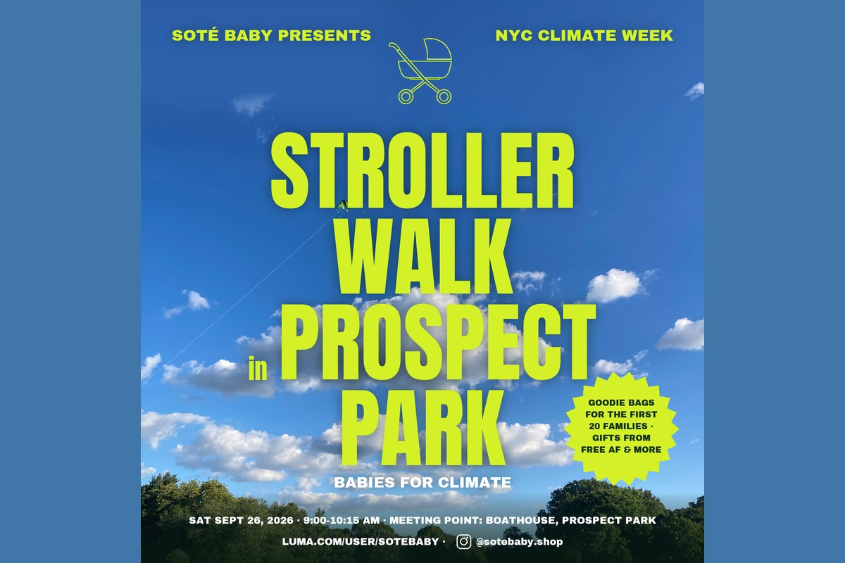 Stroller Walk in Prospect Park: Babies for Climate