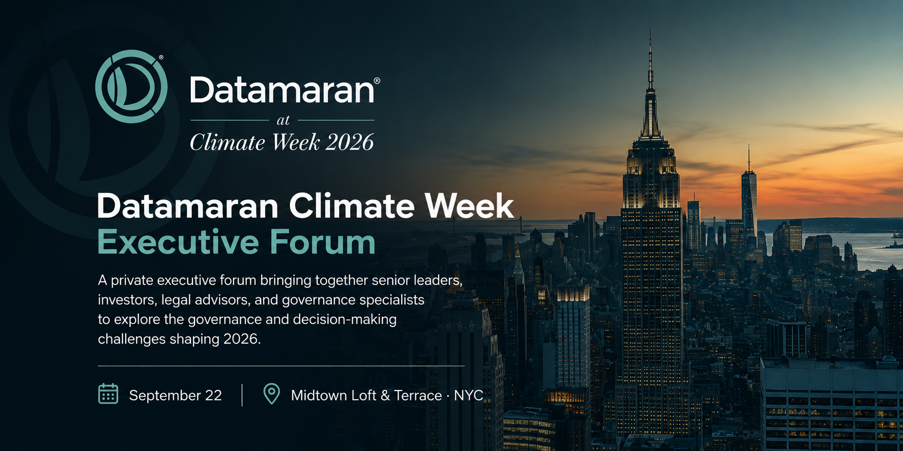 Datamaran at Climate Week