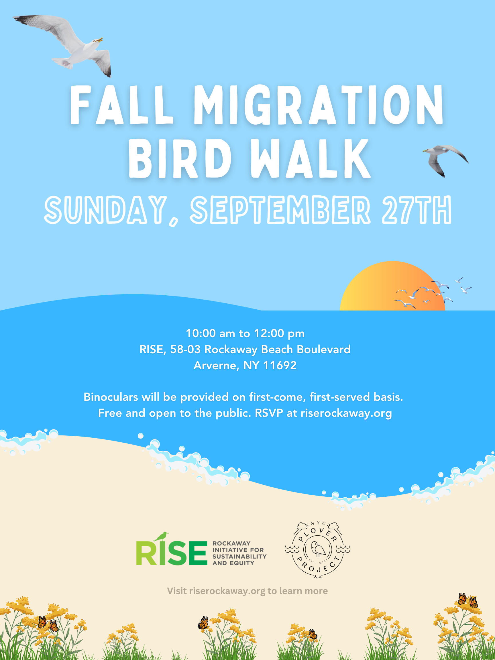 Fall Migration Bird Walk along Rockaway Beach