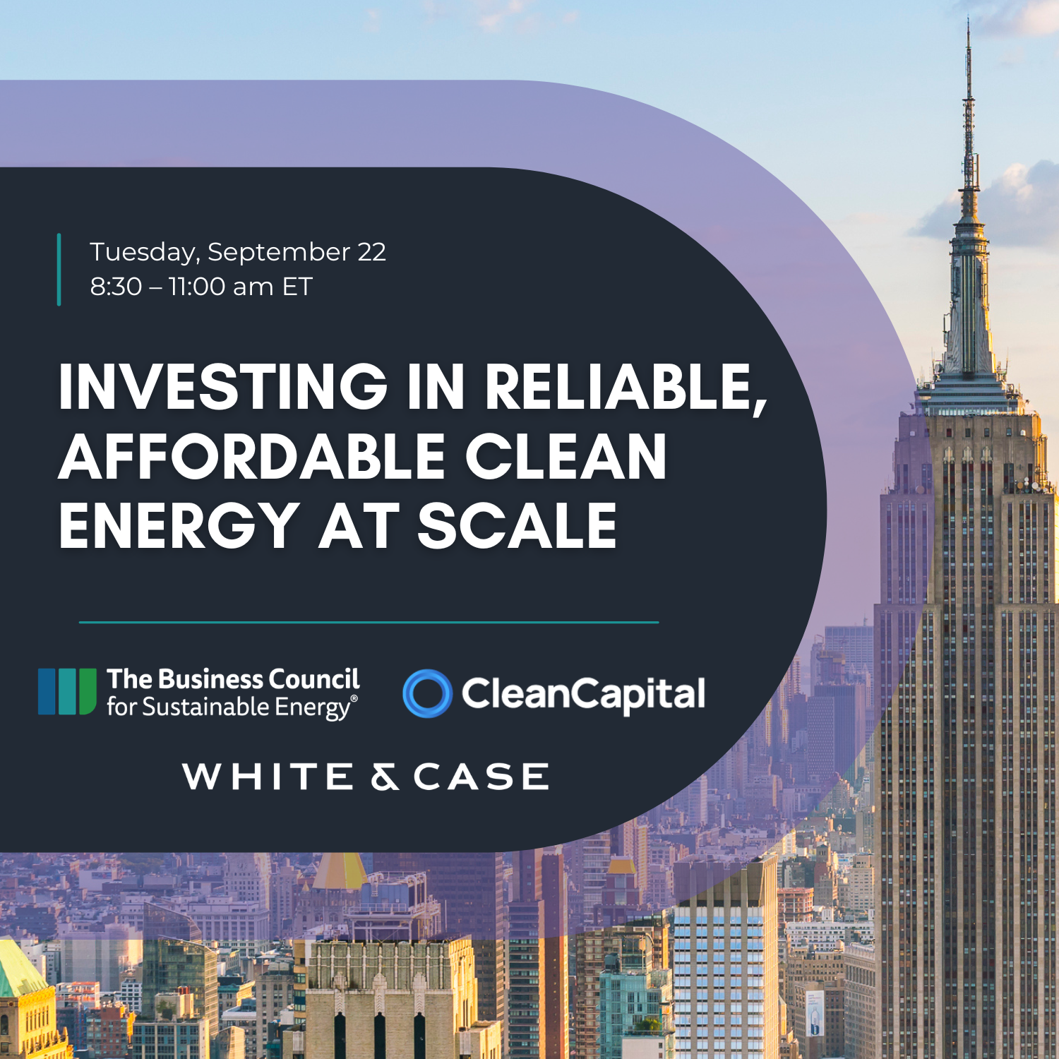 Investing in Reliable, Affordable Clean Energy at Scale